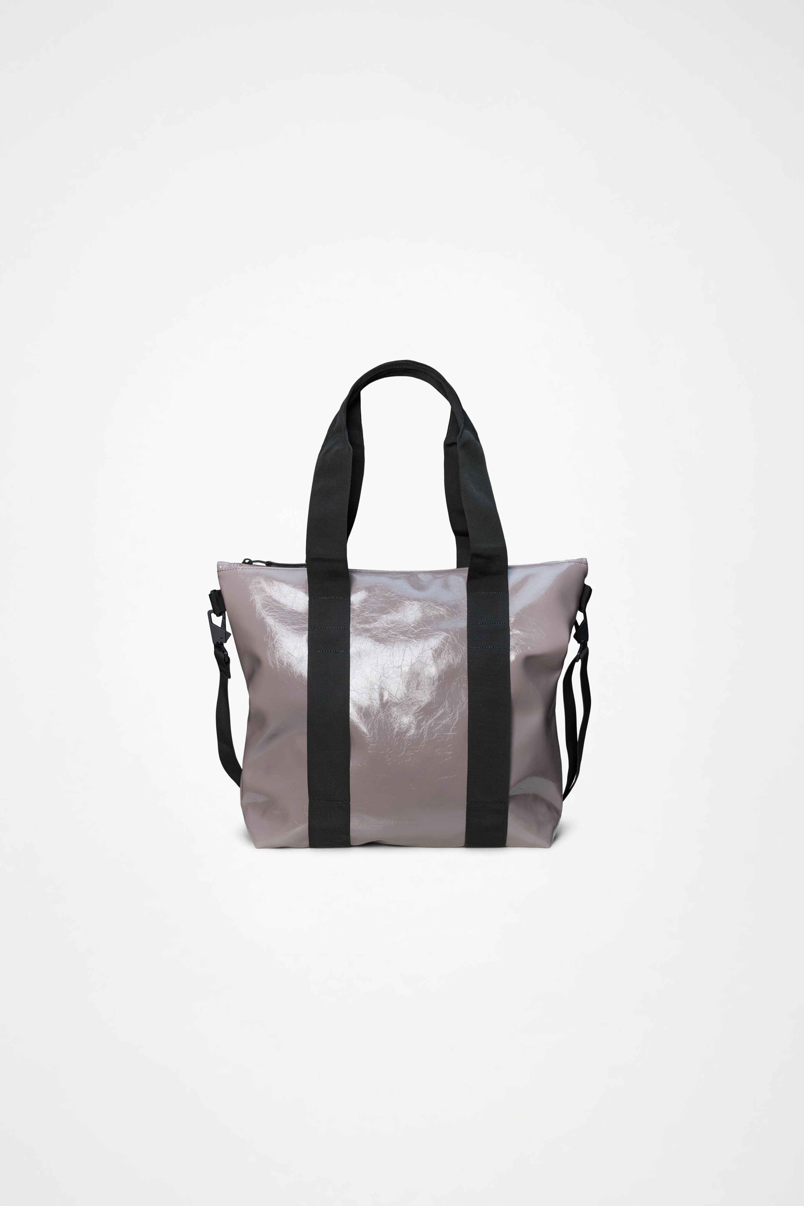 Rains Mini Faux Leather Tote Bag