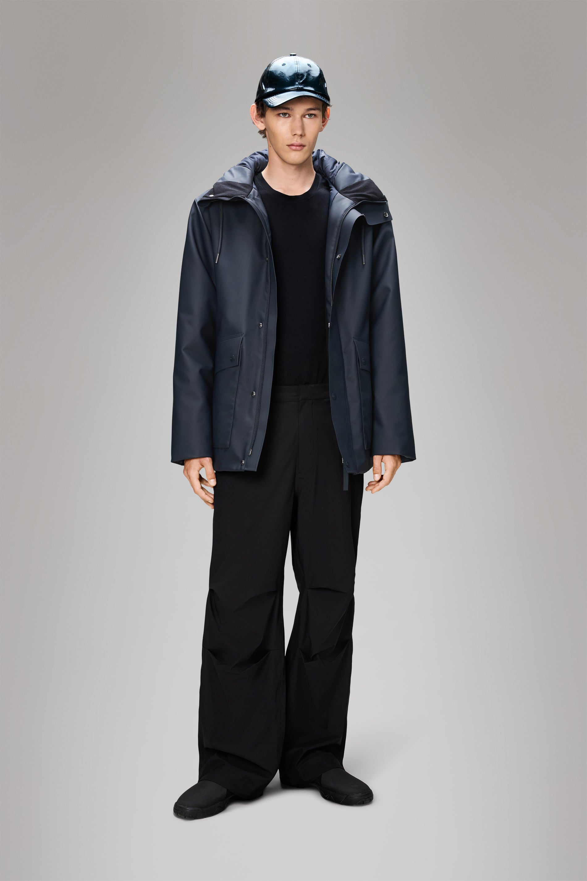 RAINS Nome Parka Navy Jacket