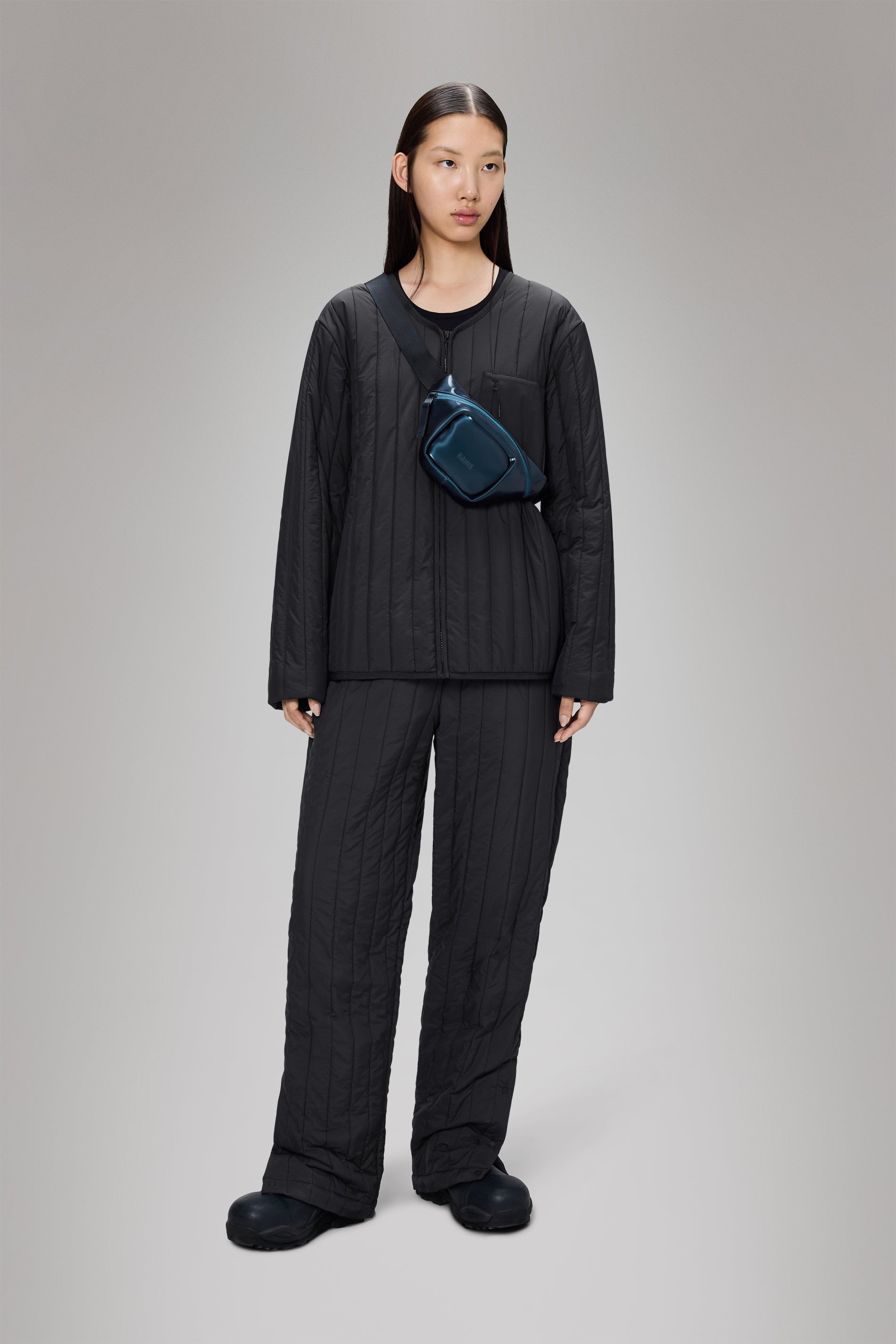 RAINS Banja Liner Jacket Black Jacket