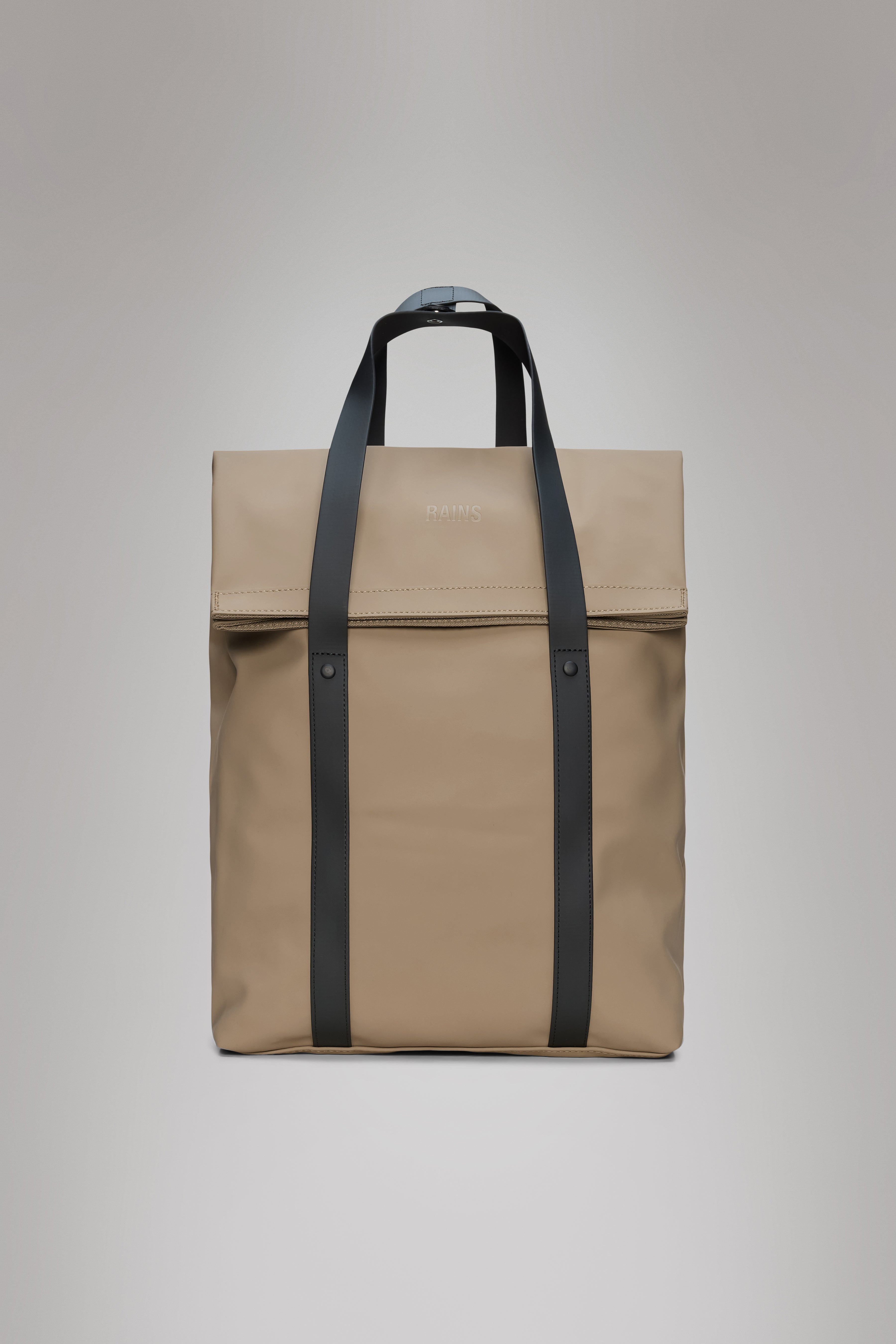 Rains® 2 Way Tote Backpack in Black for $140 | Free Shipping Rains® 2 Way Tote Backpack in Black for $140 | Free Shipping