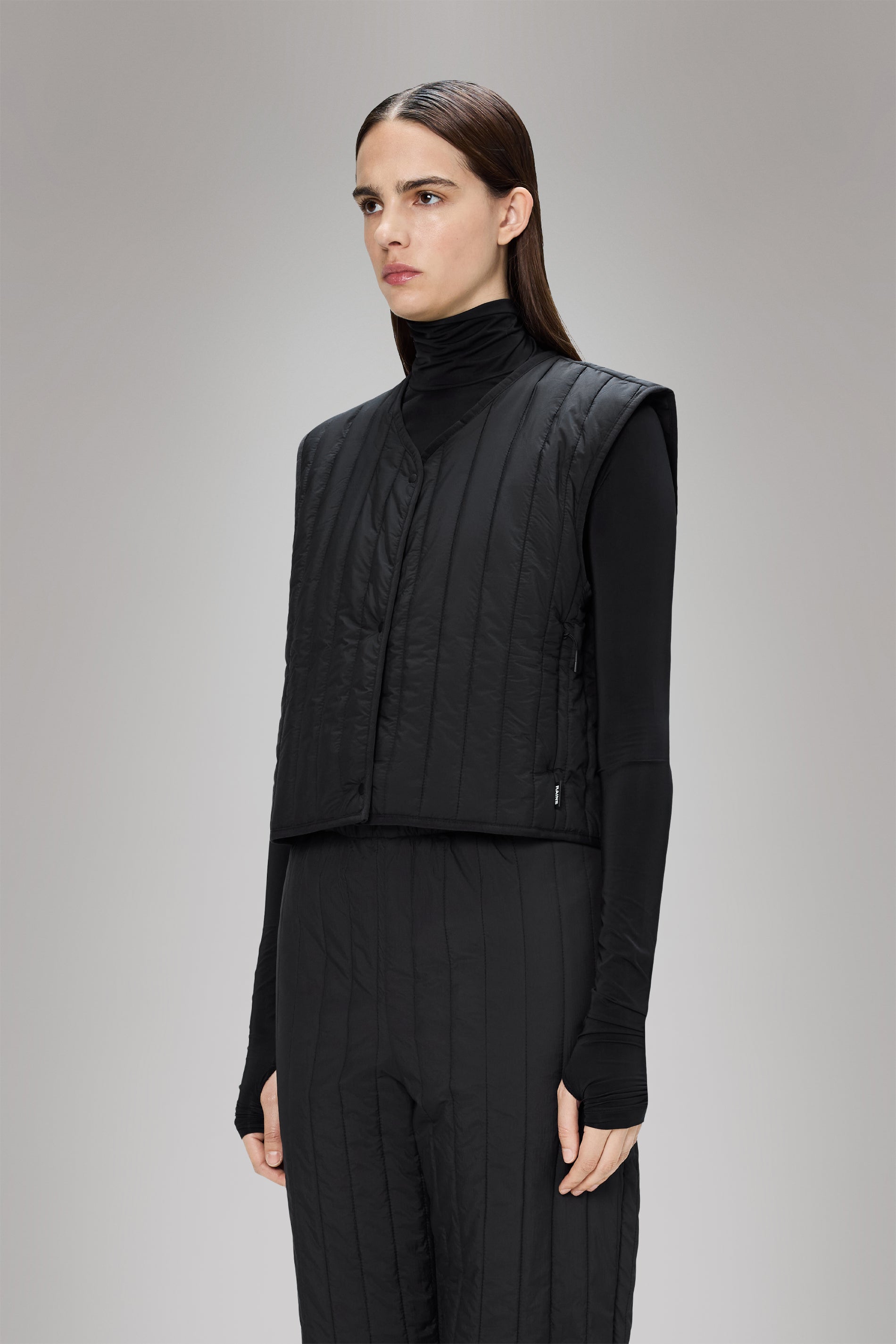 RAINS Banja Short Liner W Vest Black Vest