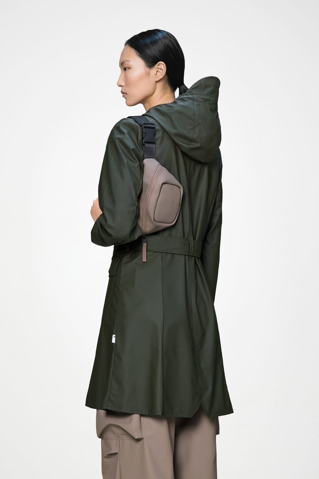 Rains® Bum Bag Micro in Black for $65