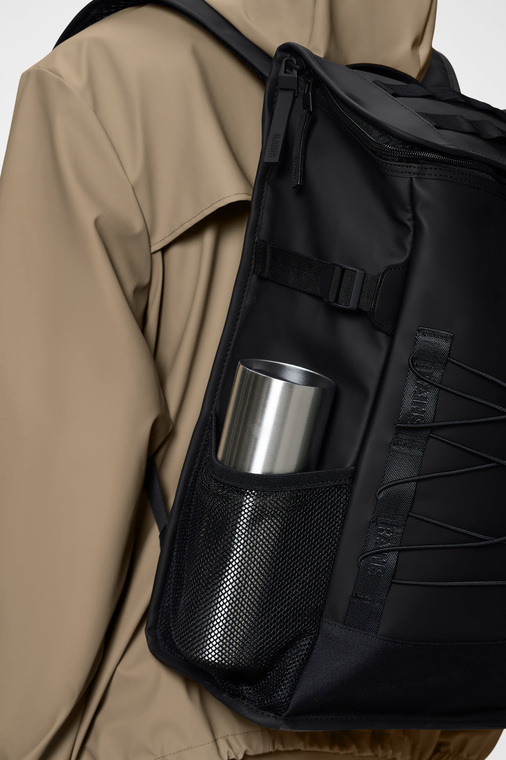 Rains® Trail Mountaineer Bag in Black for $175