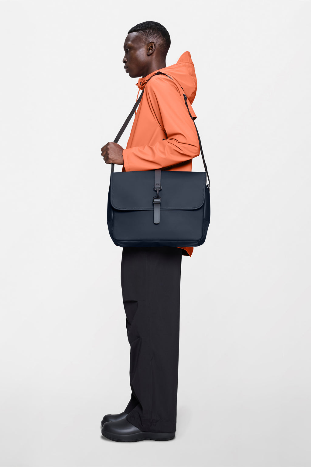 Rains® Messenger Bag in Black for $135