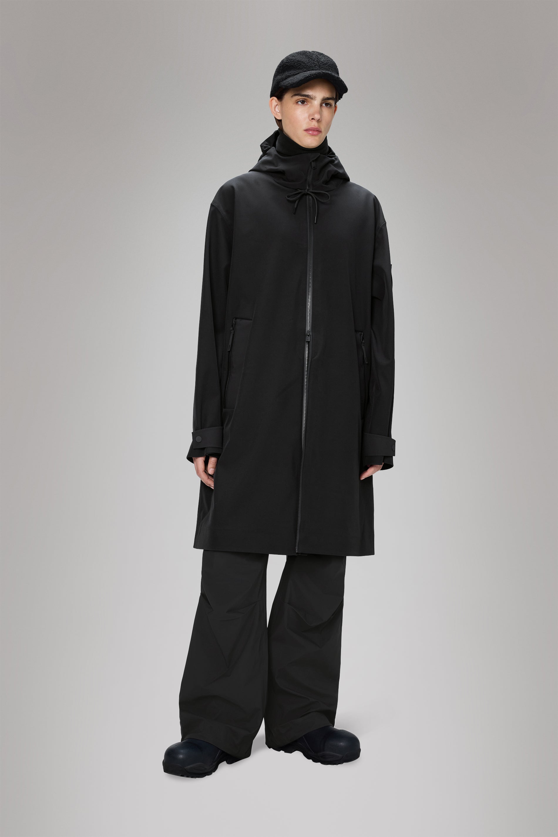 RAINS Suva Vision Softshell Jacket Black Jacket