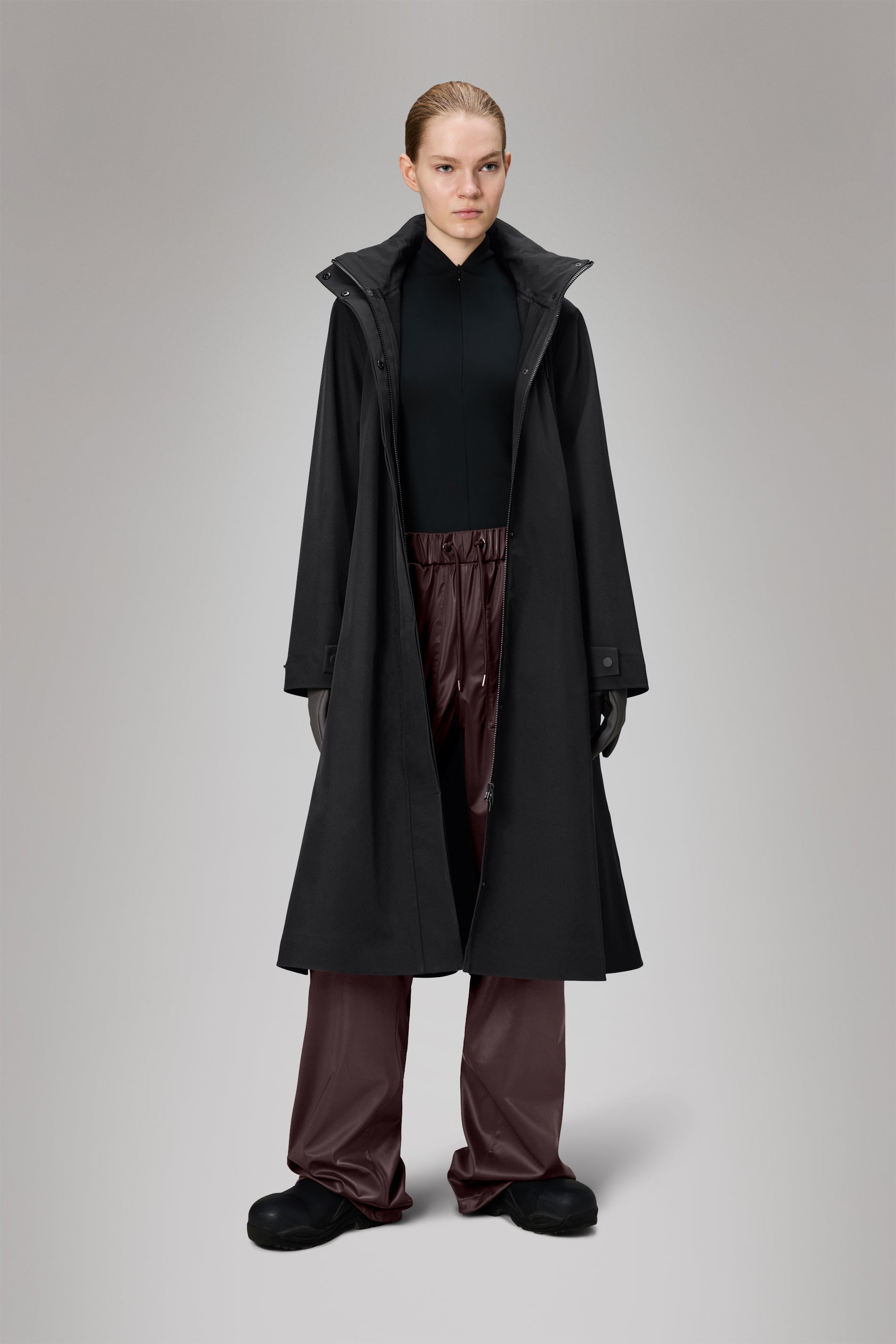 Rains Suva Vision Softshell A-Line W Jacket Black Jacket