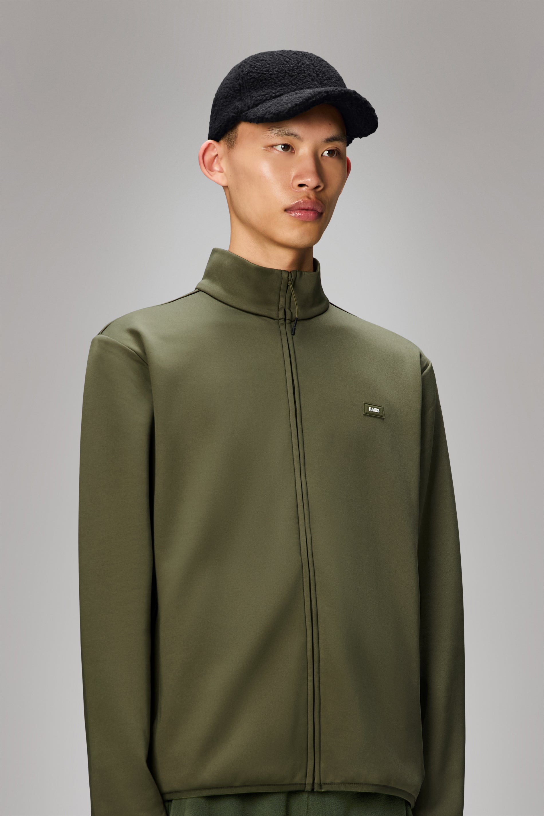 RAINS Fleece Cap Black Headwear