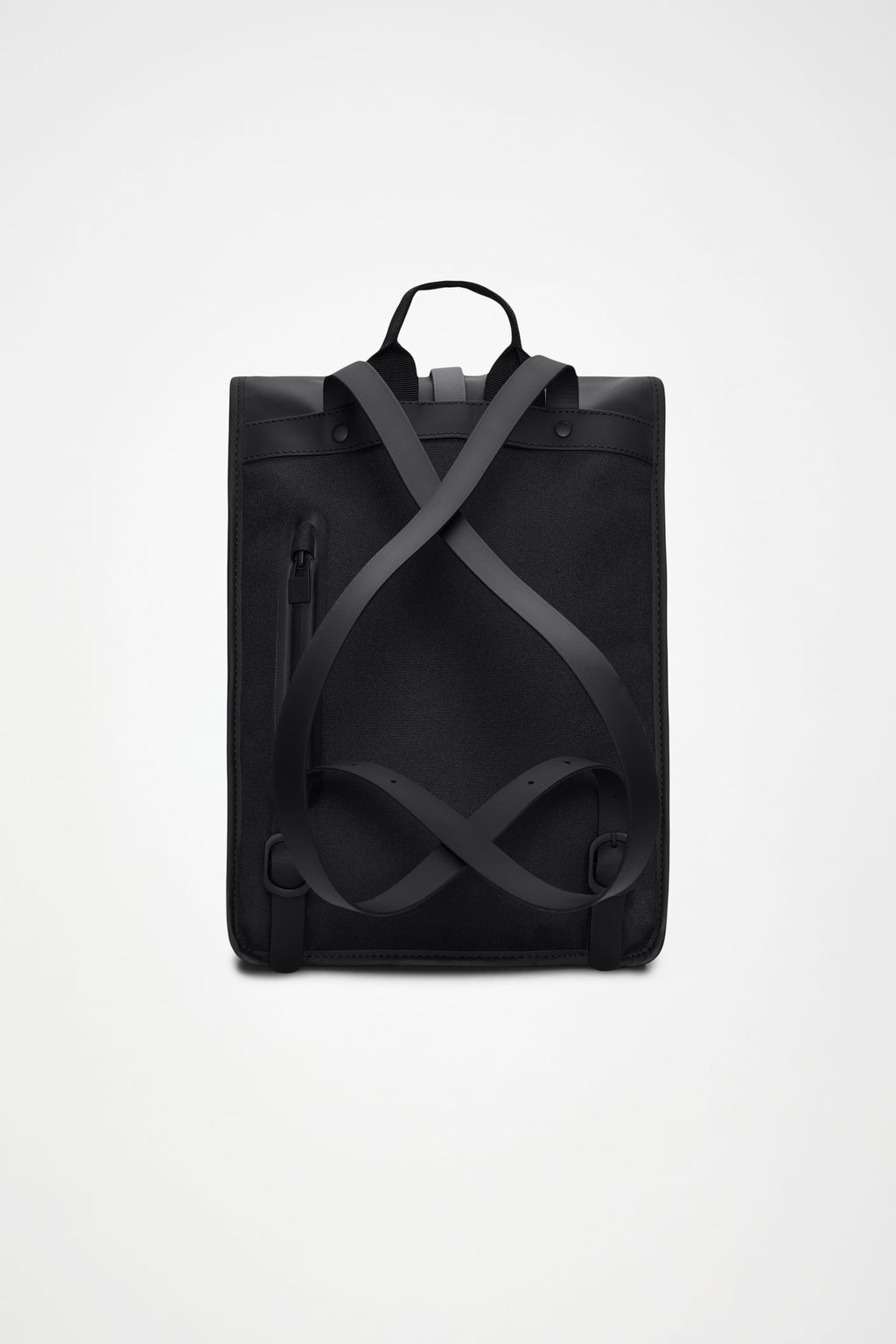 rains backpack 1220 black Rains® Rolltop Rucksack Mini in Black for $130
