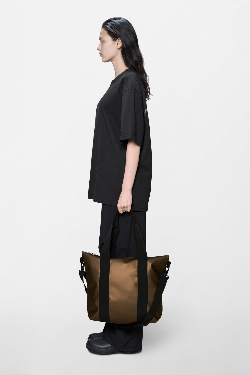 Rains® Tote Bag Mini in Black for $95