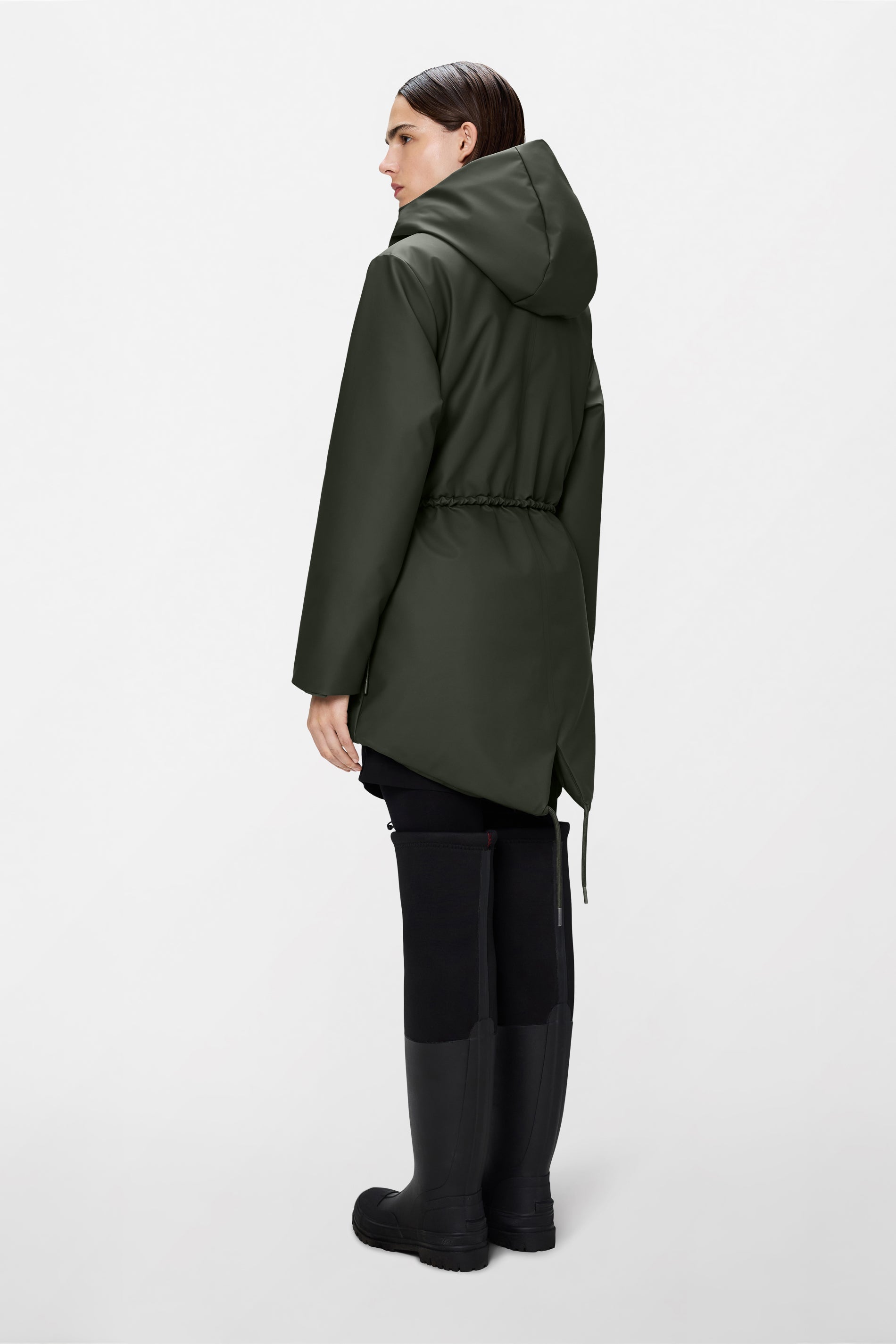 RAINS Nome String W Parka Green Jacket