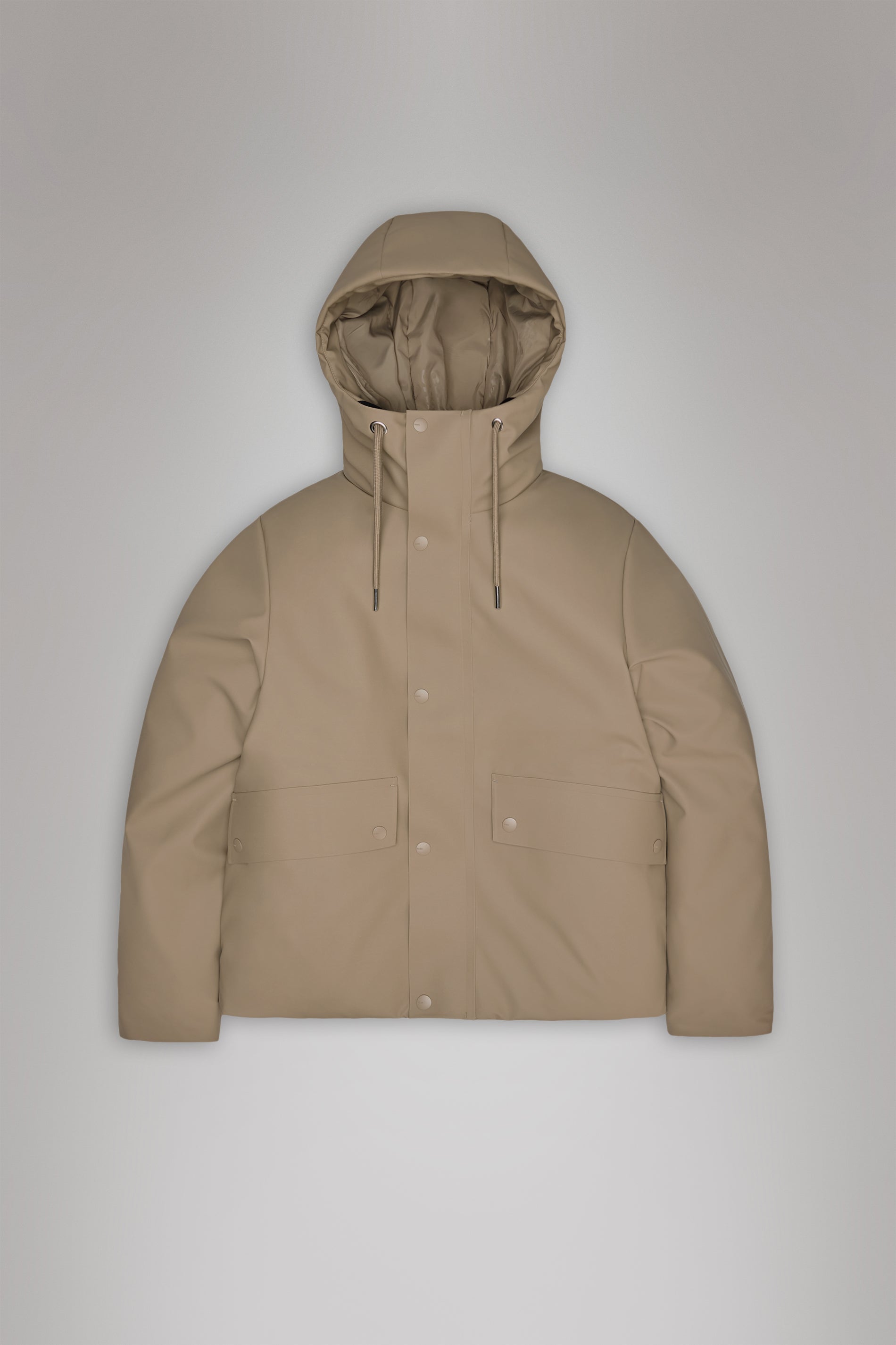 RAINS Nome Short W Parka Beige Jacket