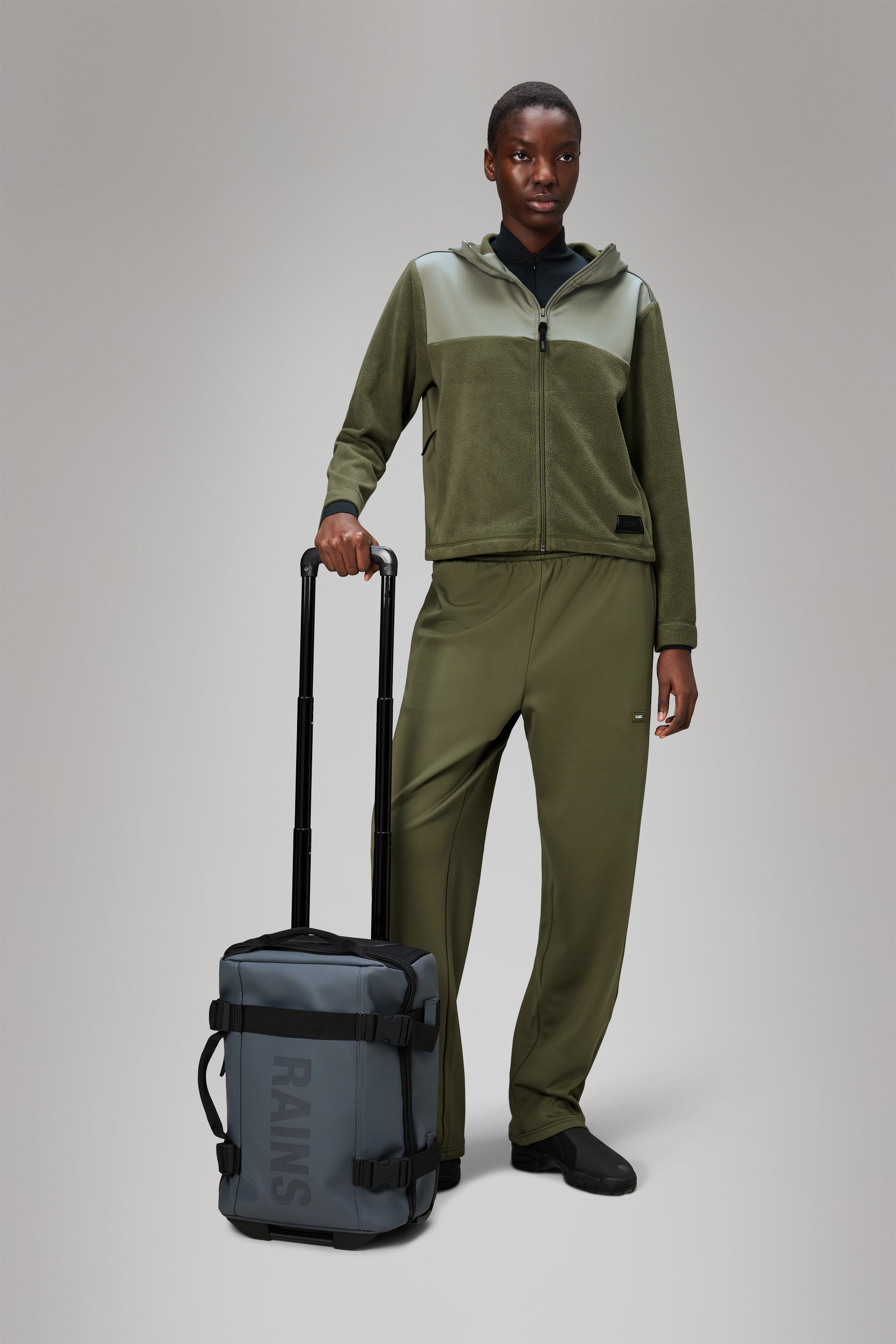 RAINS Texel Cabin Bag Mini Lagoon Trolley