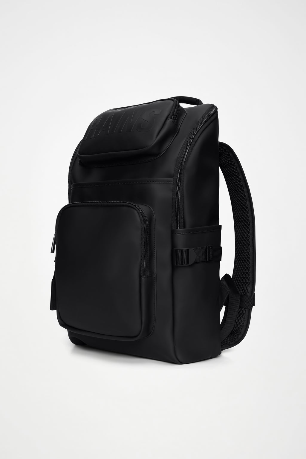 rains black utility backpack Rains® Texel Cargo Backpack in Black for $185