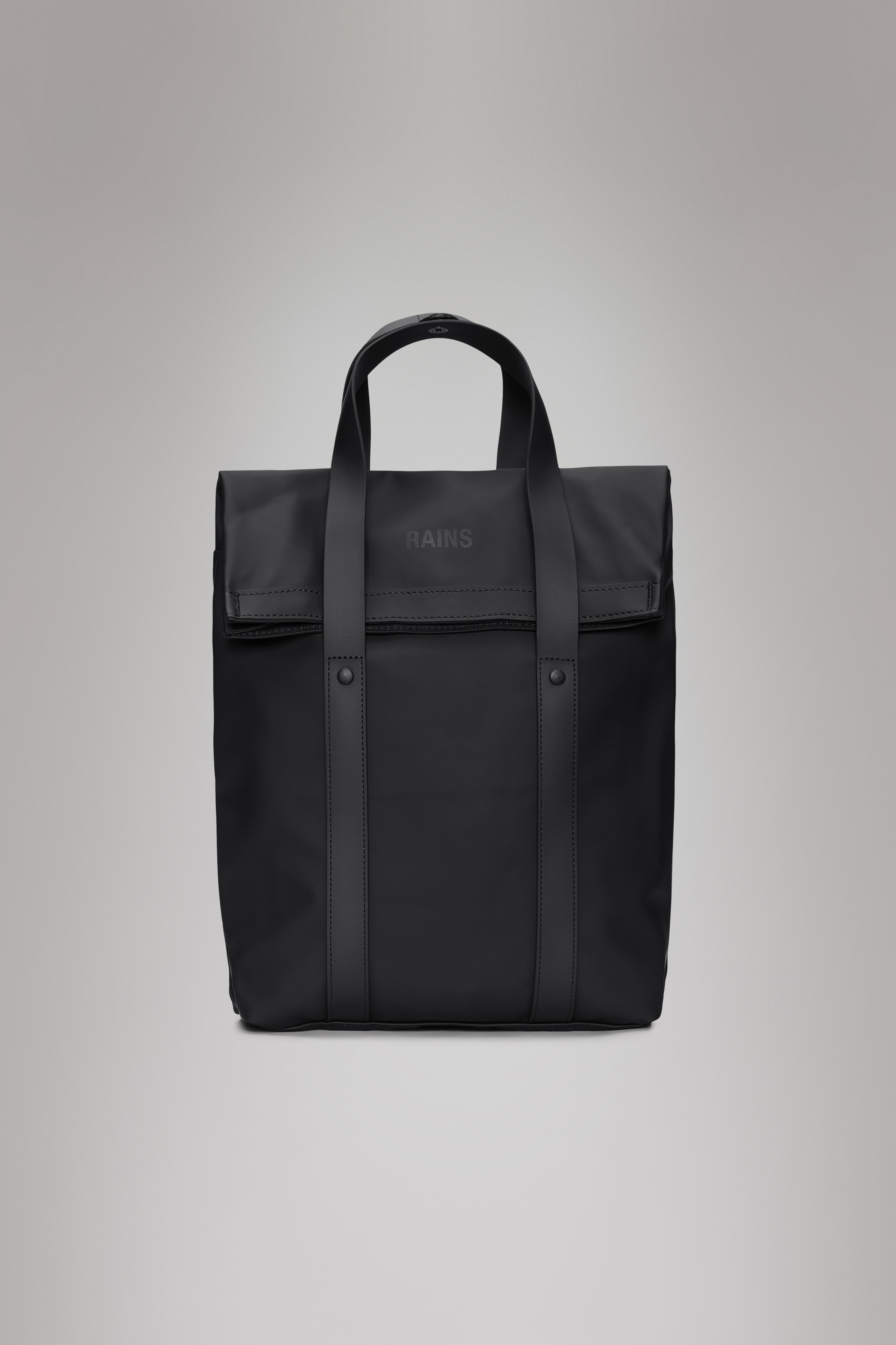 Rains 2 Way Tote Backpack Mini Black 8L H35.50 x D9 x W25 cm Backpack