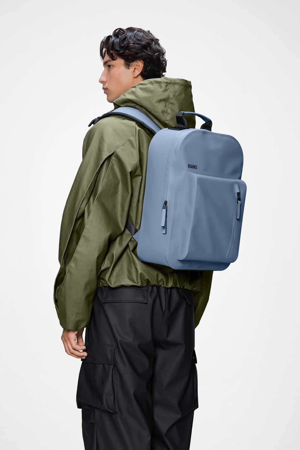 Rains® Deepwater Day Backpack in Blue Dusk for $175
