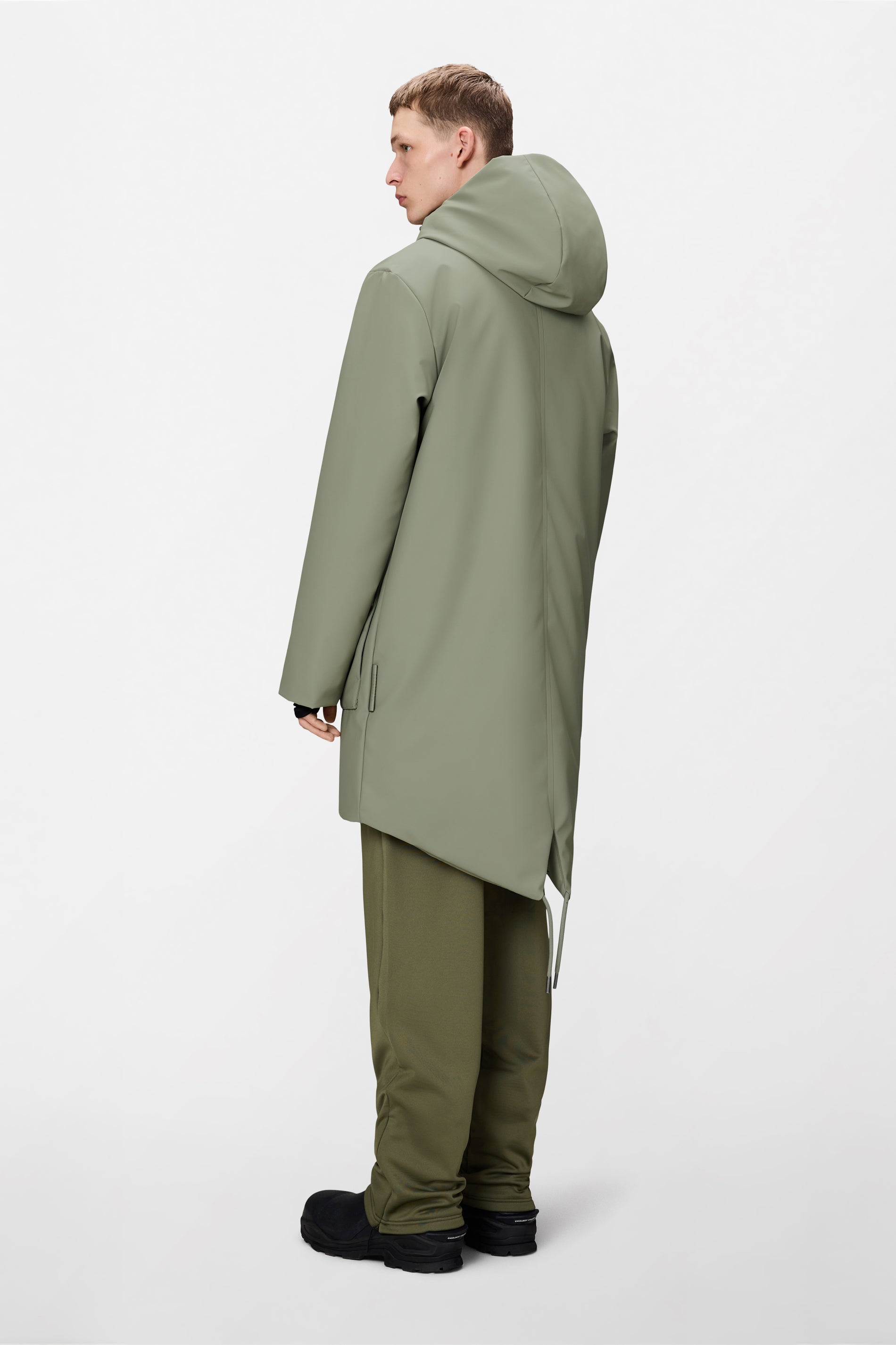 RAINS Nome Long Parka Drift Jacket