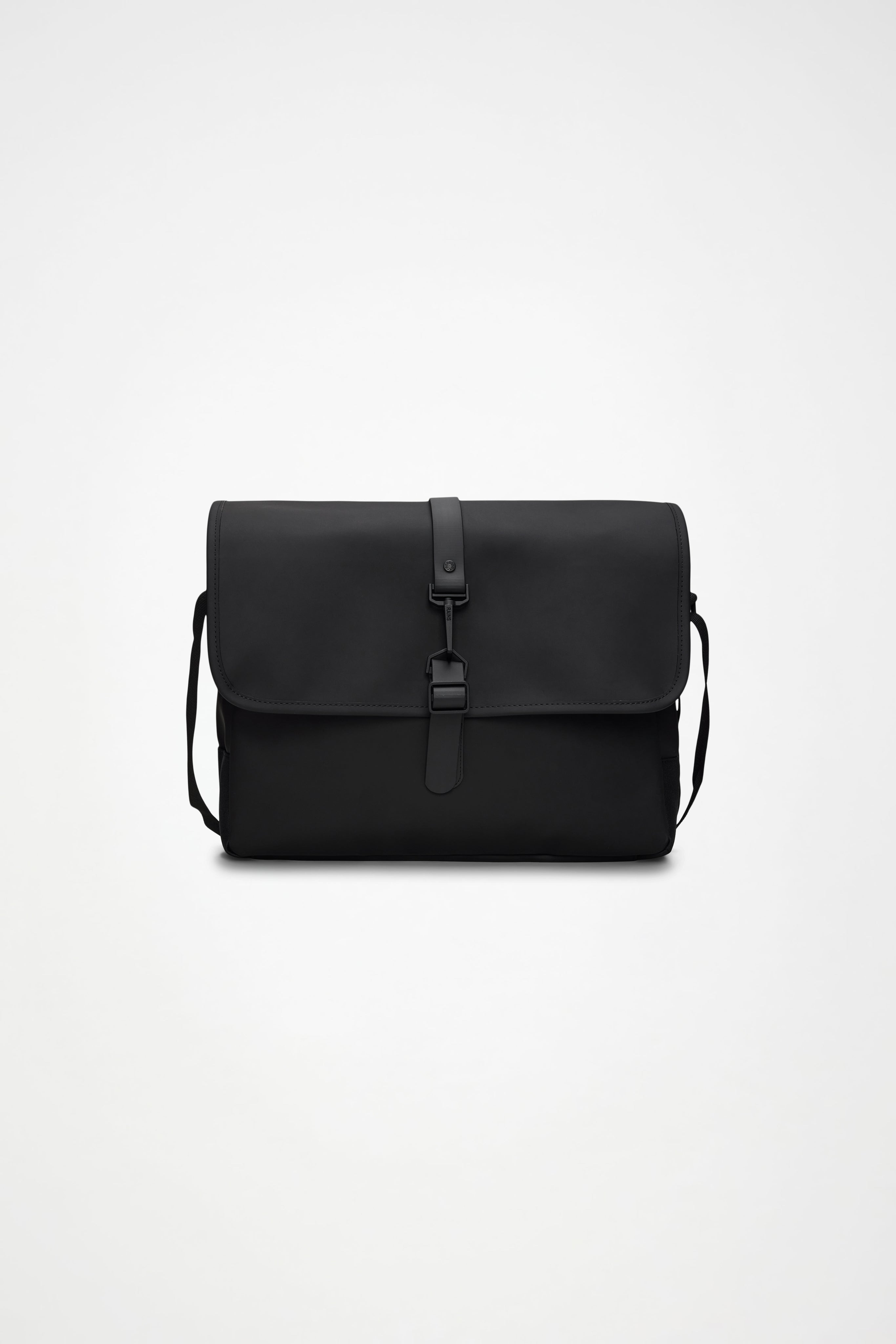 Rains Black Messenger Bag
