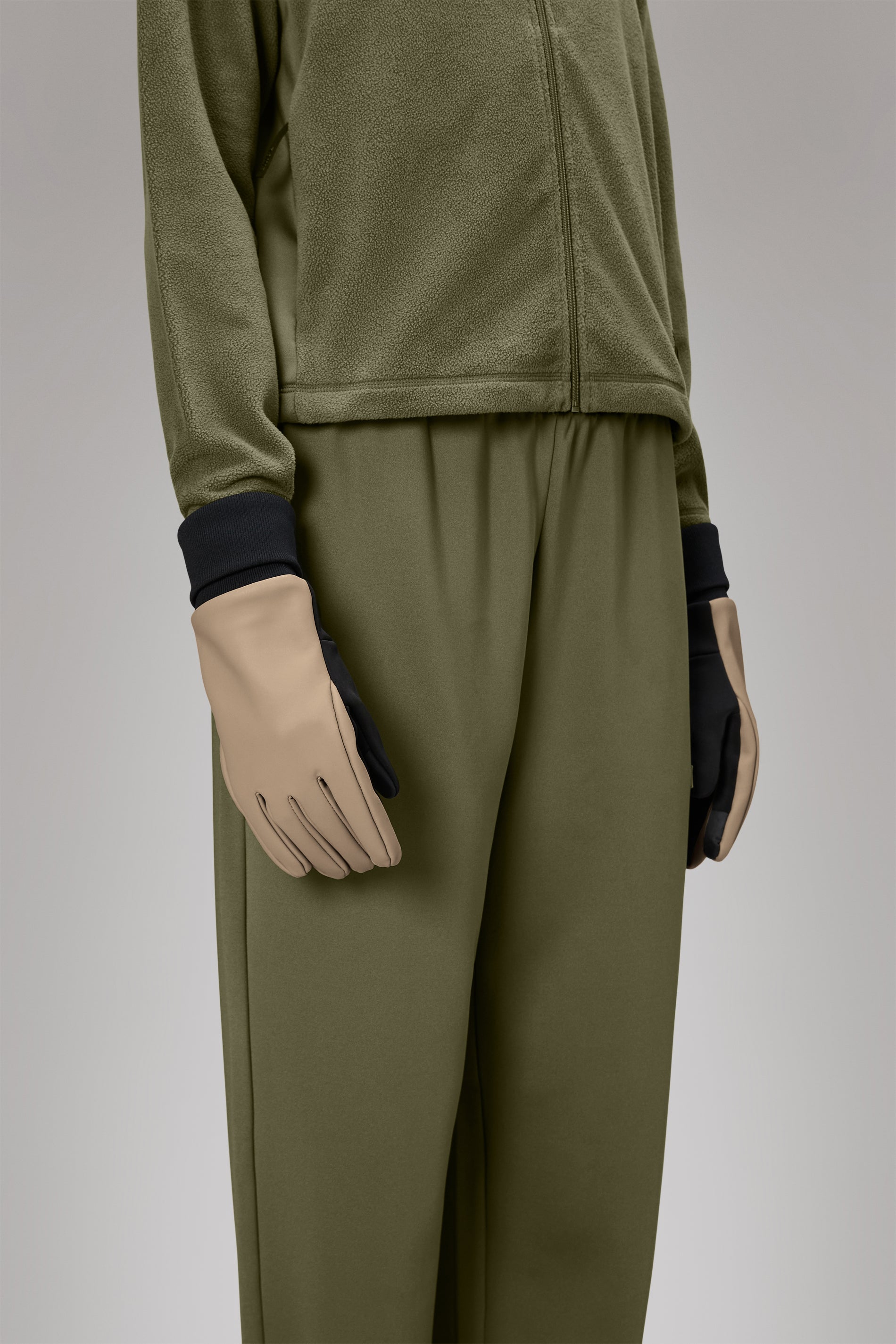 RAINS Gloves Beige Gloves