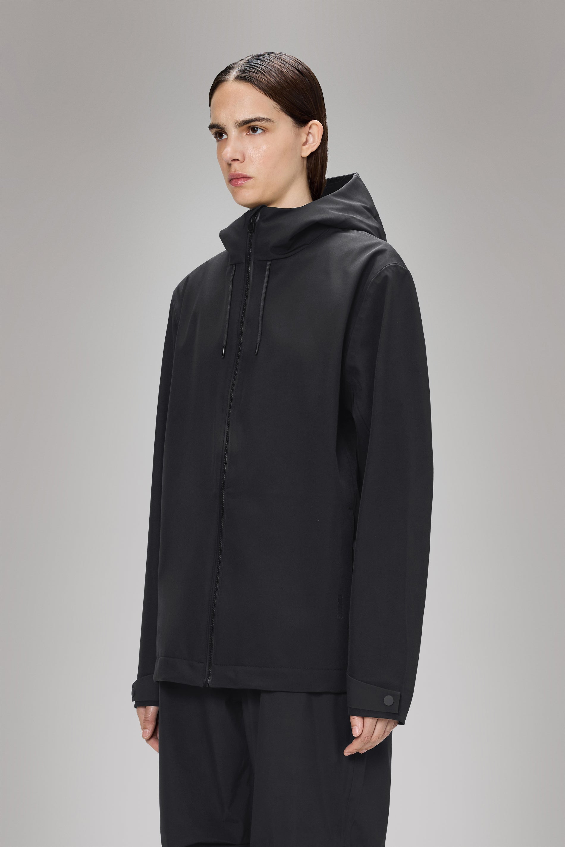 RAINS Suva Softshell Jacket Black Jacket