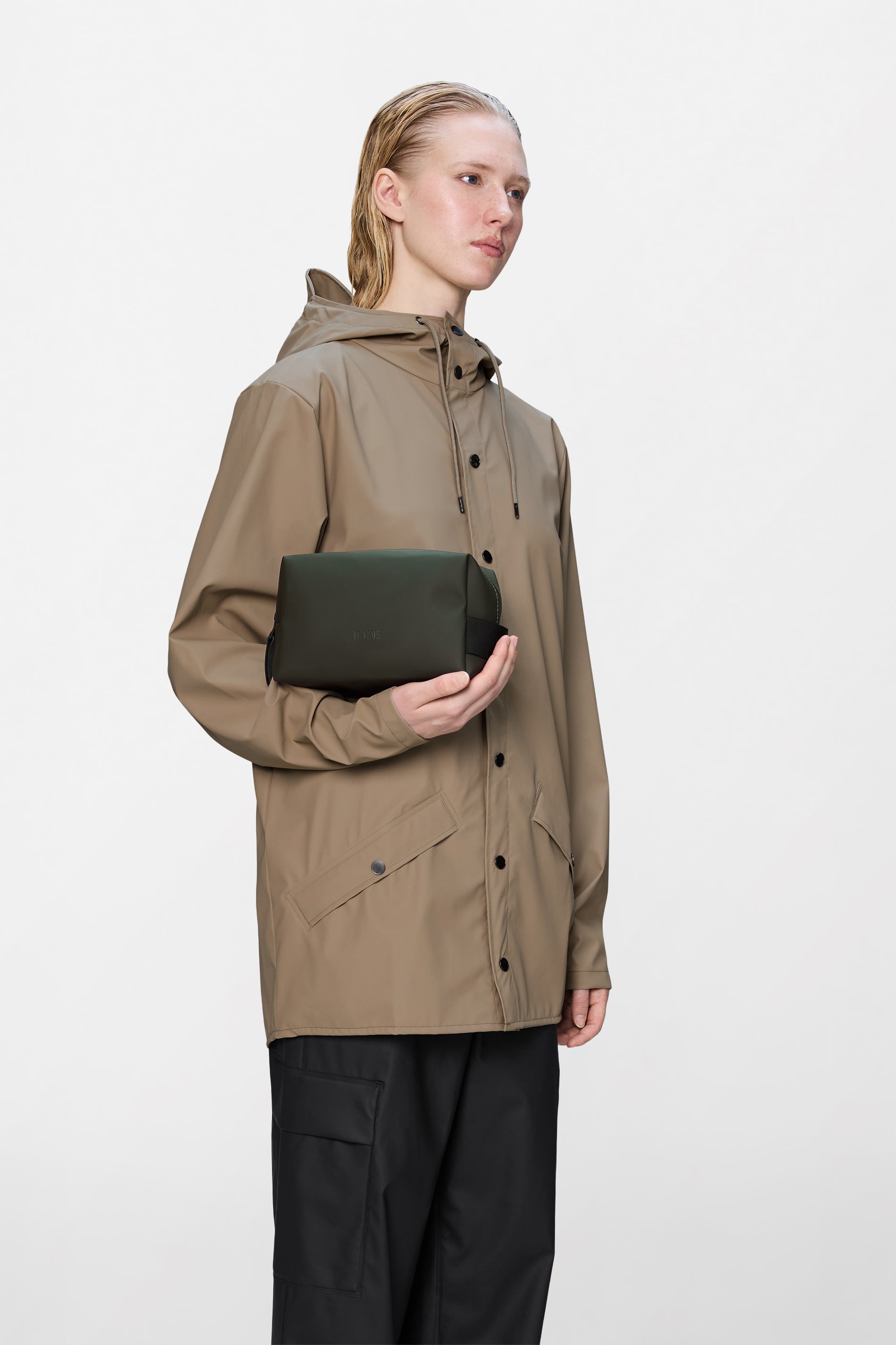 RAINS Wash Bag Small Green 3L H13 x D11 x W21 cm Wash Bag