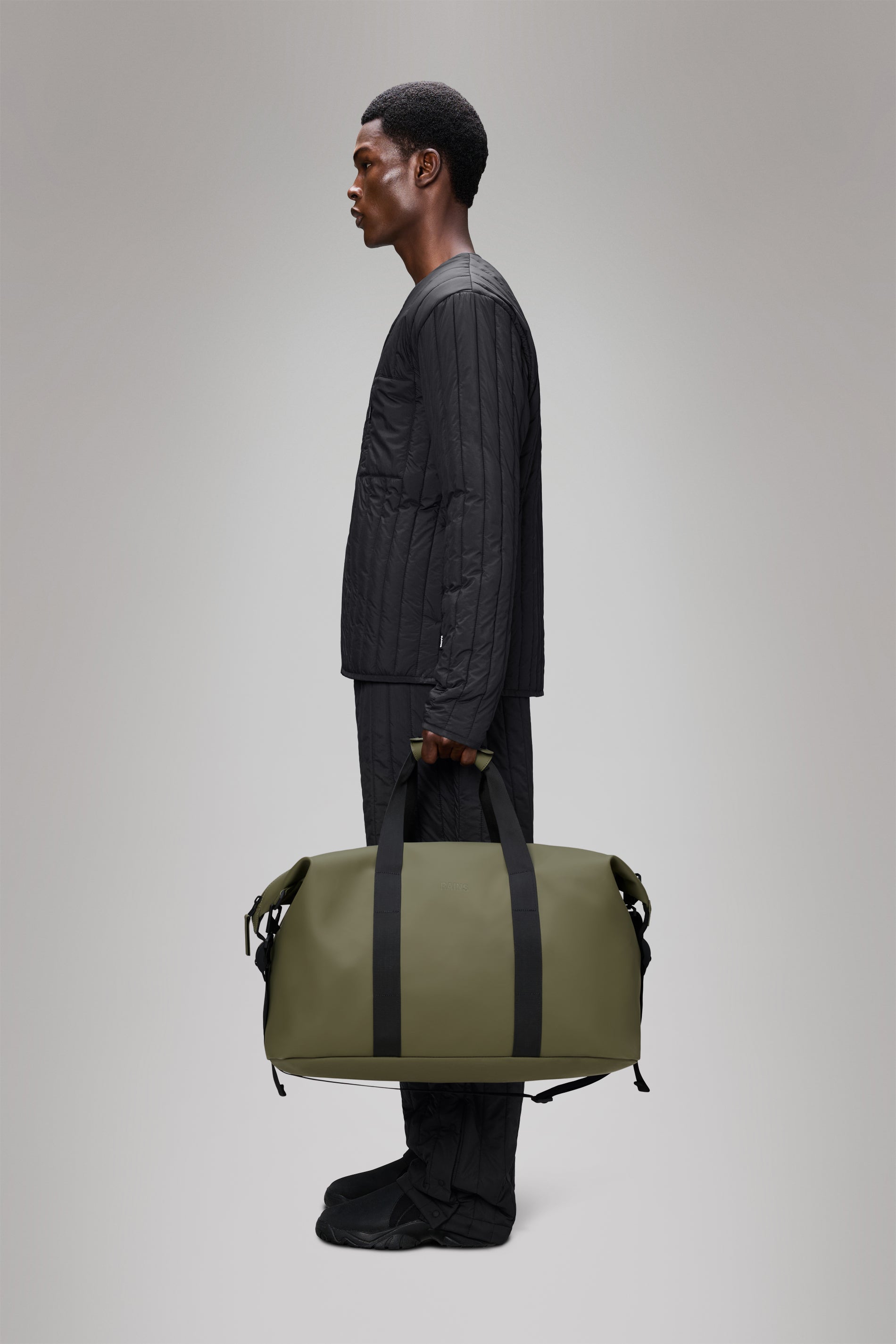 RAINS Hilo Weekend Bag Marsh 36L H35 x D26 x W62 cm Weekender