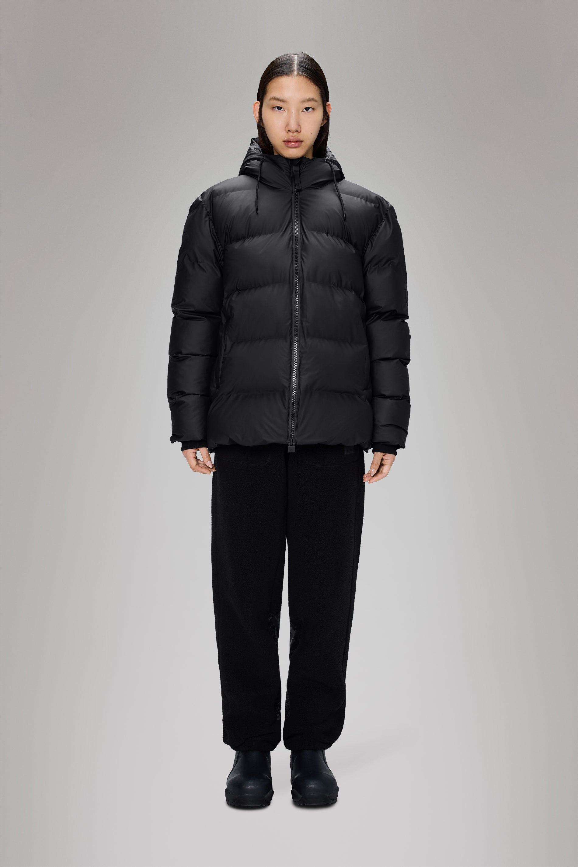 ダウンジャケット・コート RAINS ALTA PUFFER JACKET (51652) Rains® Alta Puffer Jacket in Black for $460 | Free Shipping