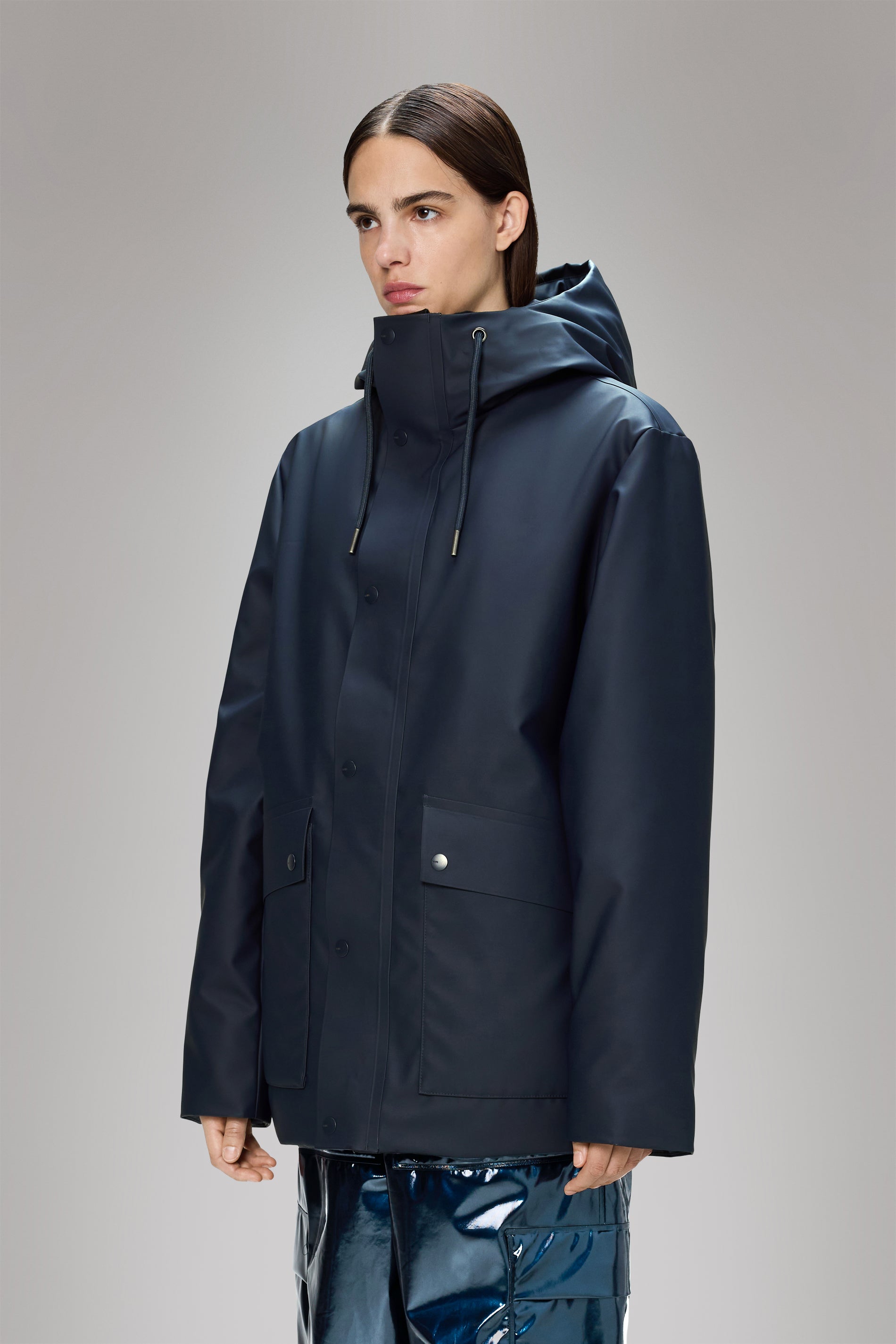RAINS Nome Parka Navy Jacket