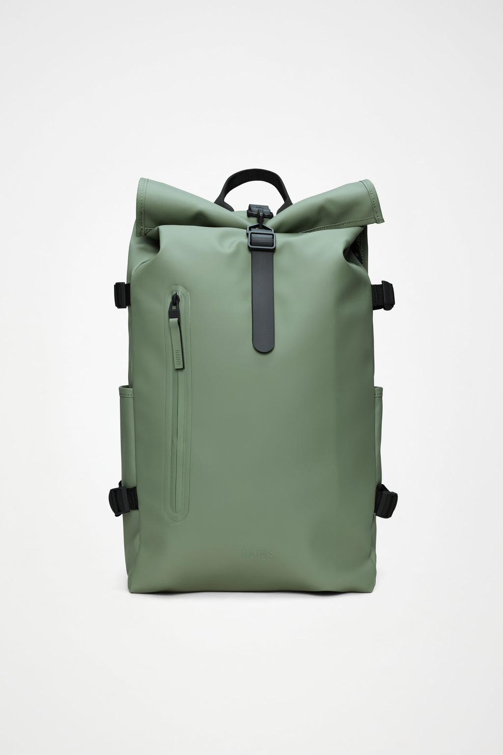 rains rolltop rucksack reflective backpack Rains® Rolltop Rucksack Large in Black for $175