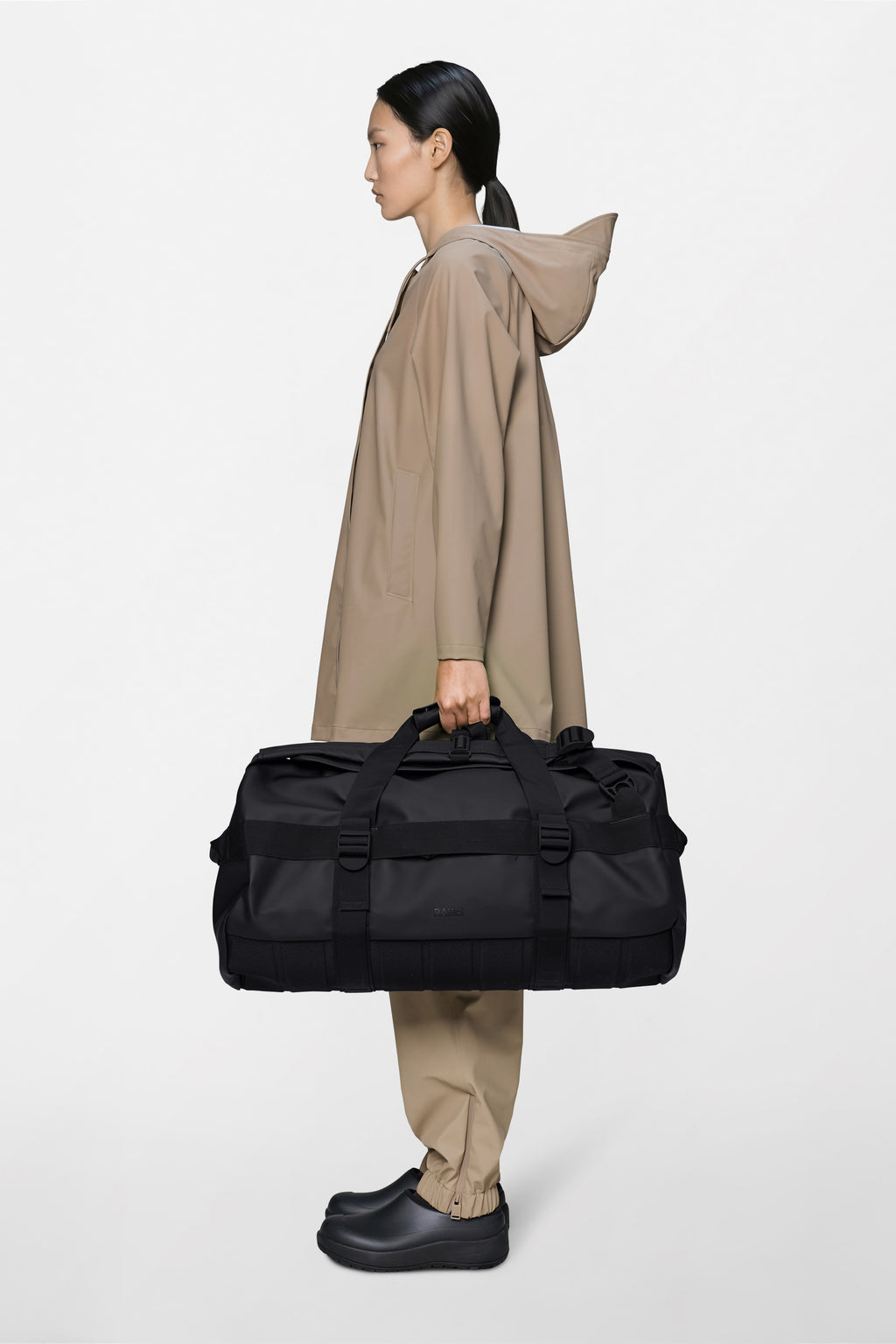 duffel bag extra large rains Rains® Texel Duffel Bag in Black for $225