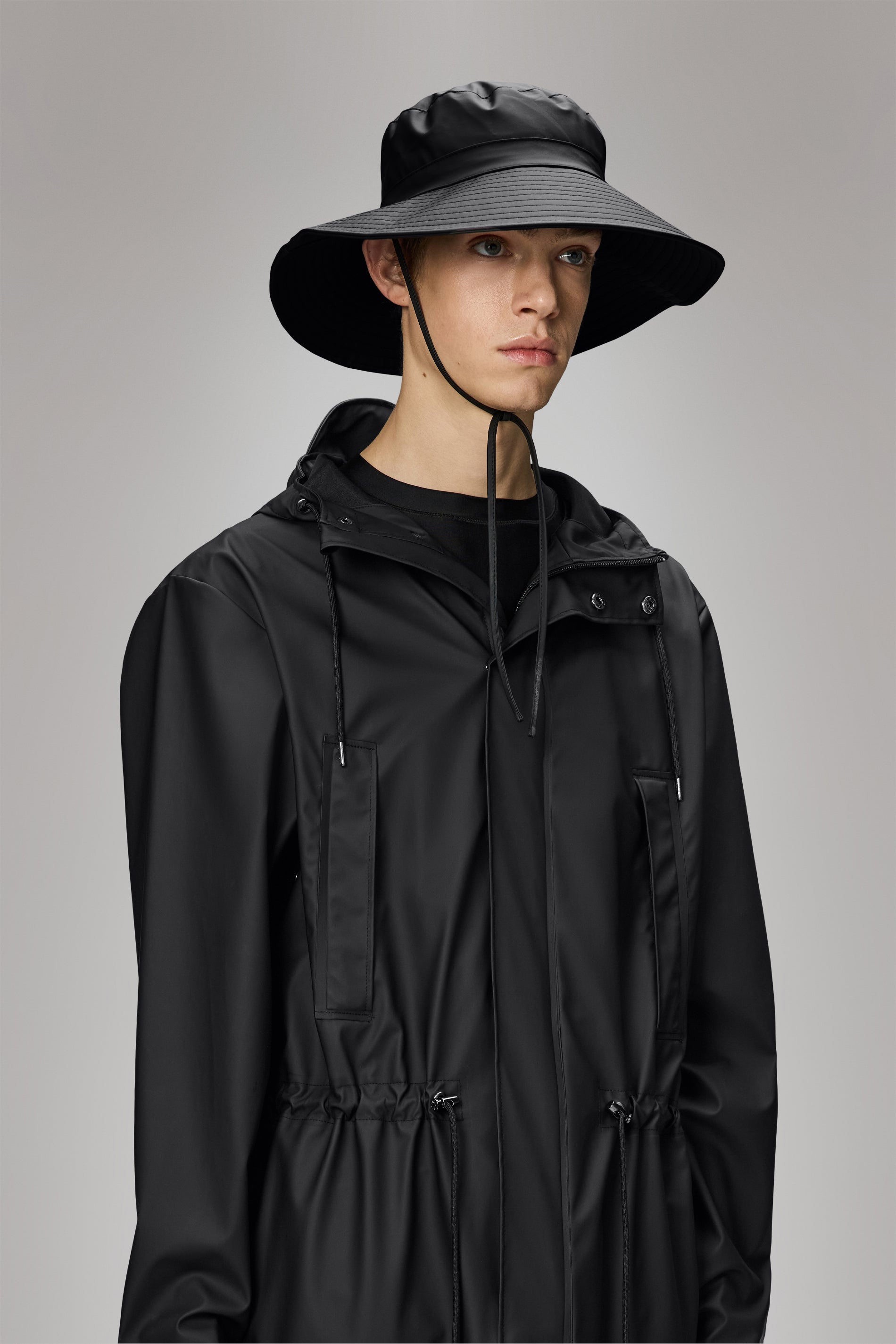 Rains Boonie Hat Black Headwear