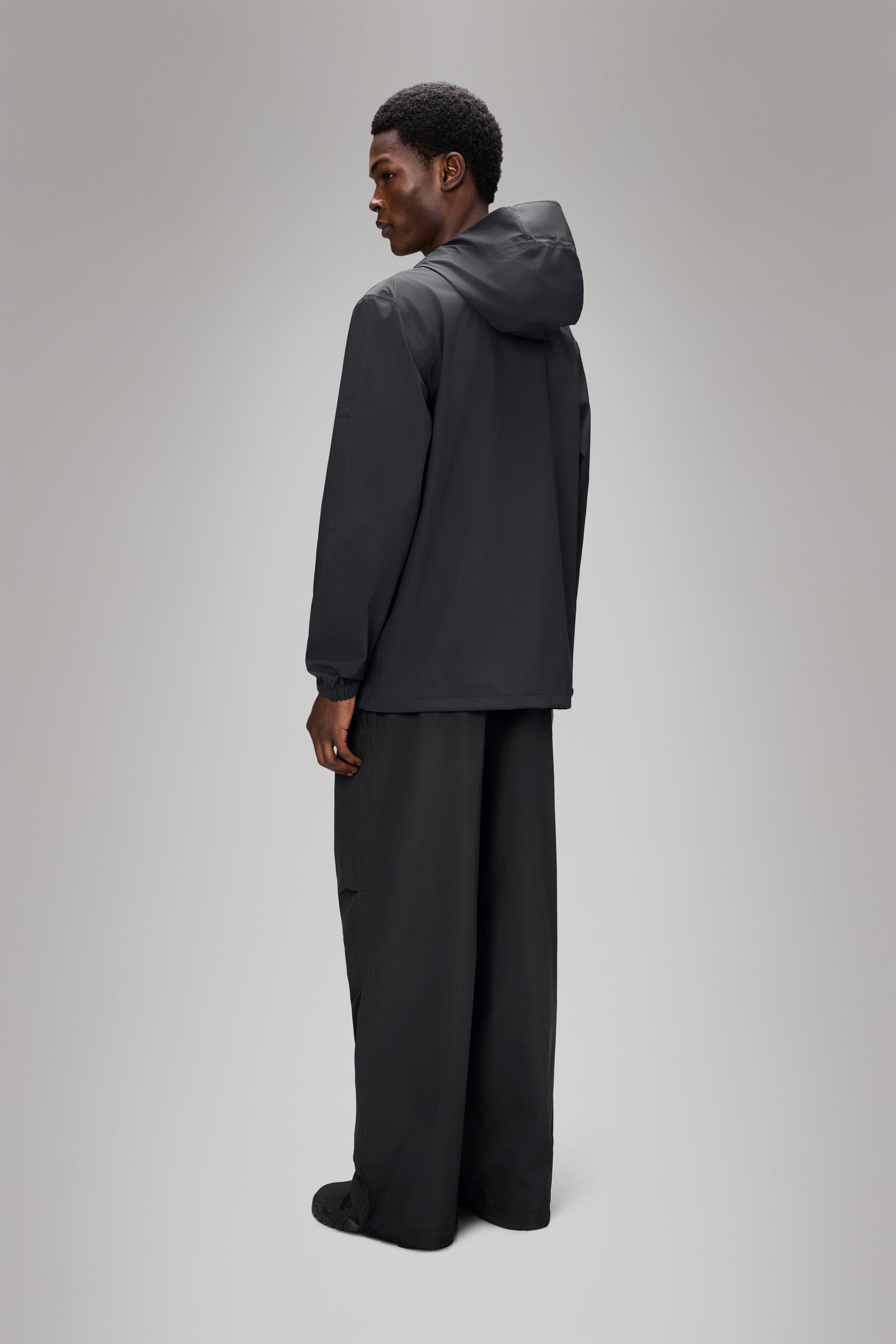 RAINS Suva Hardshell Pocket Jacket Black Jacket