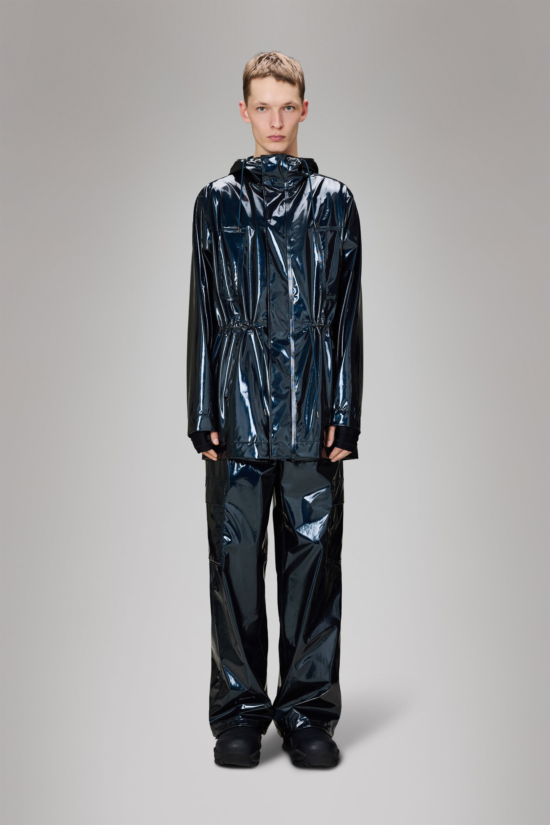 RAINS Bold Long Jacket Spill Jacket