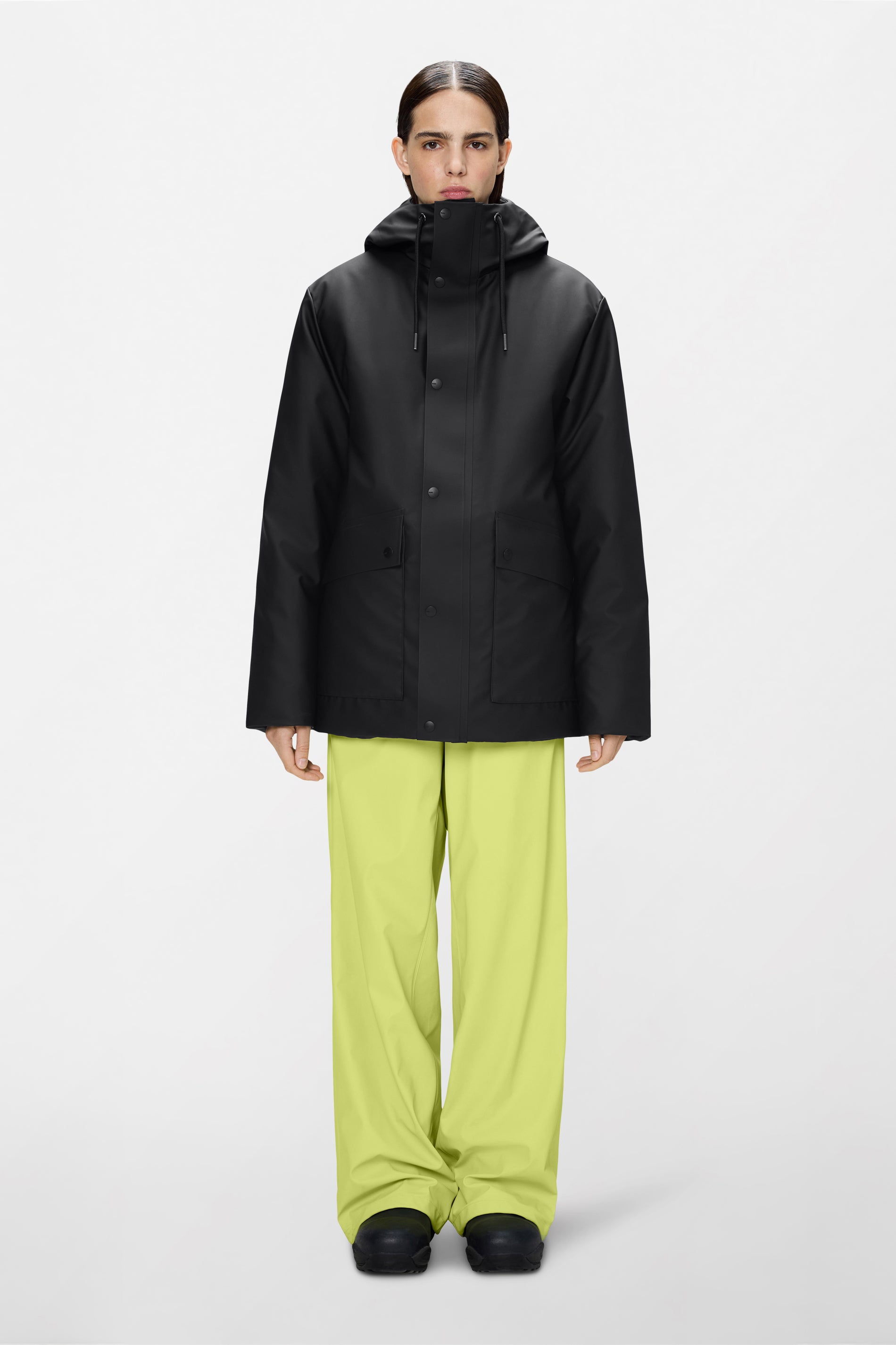 RAINS Nome Parka Black Jacket