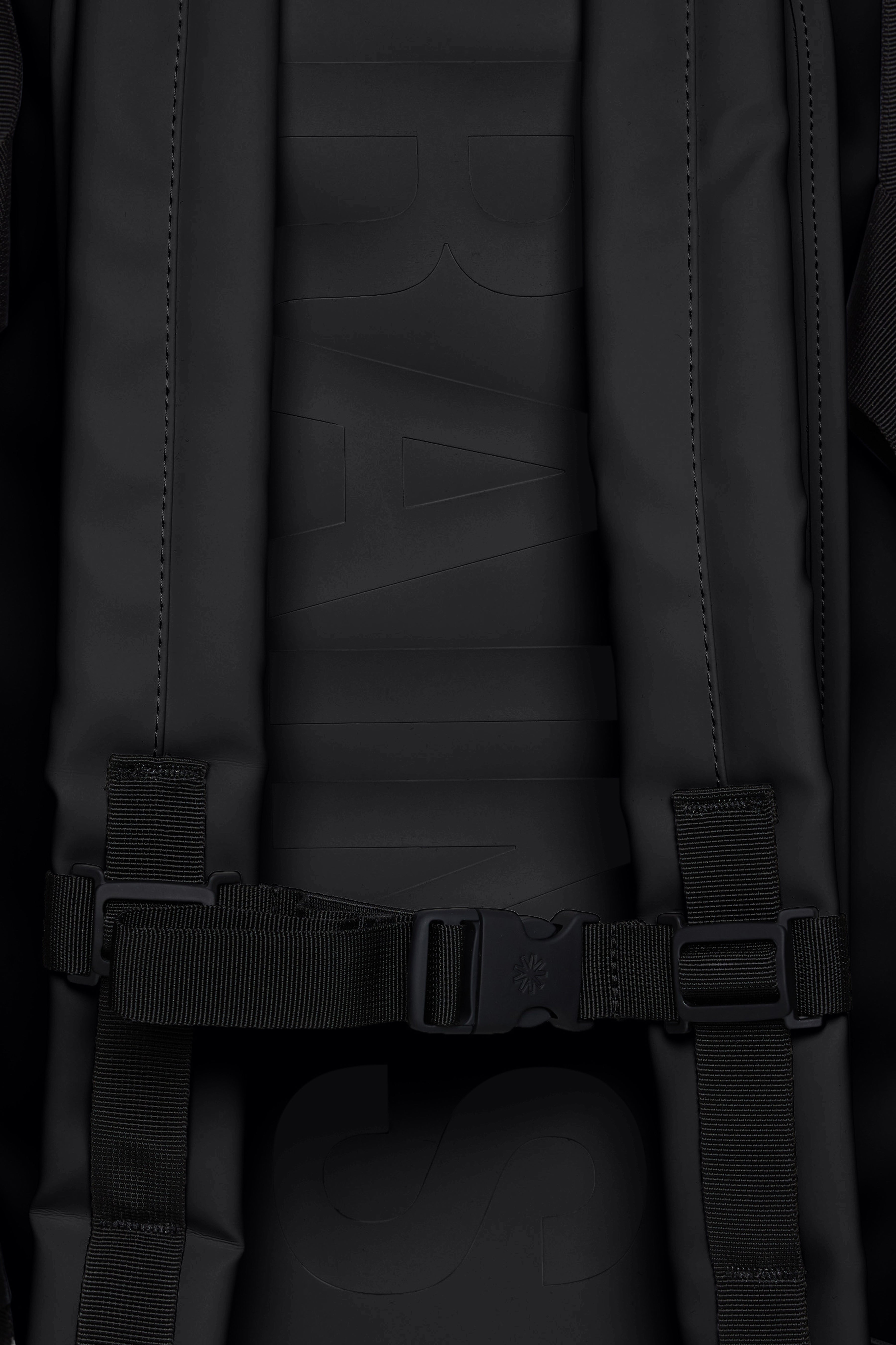 RAINS Texel Duffel Bag Small Black 43L H28 x D28 x W55 cm Duffel