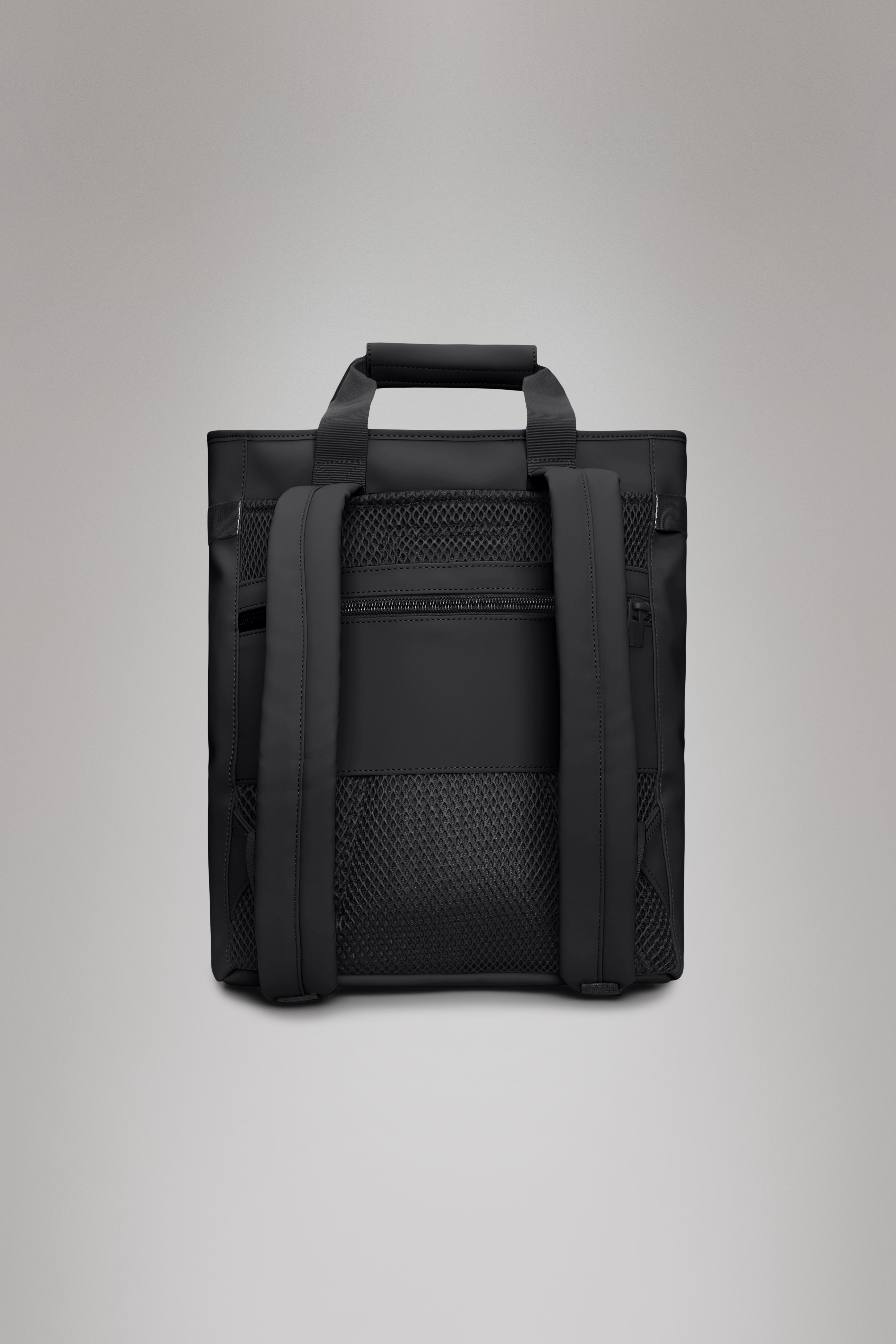 RAINS Texel Tote Backpack Black Backpack