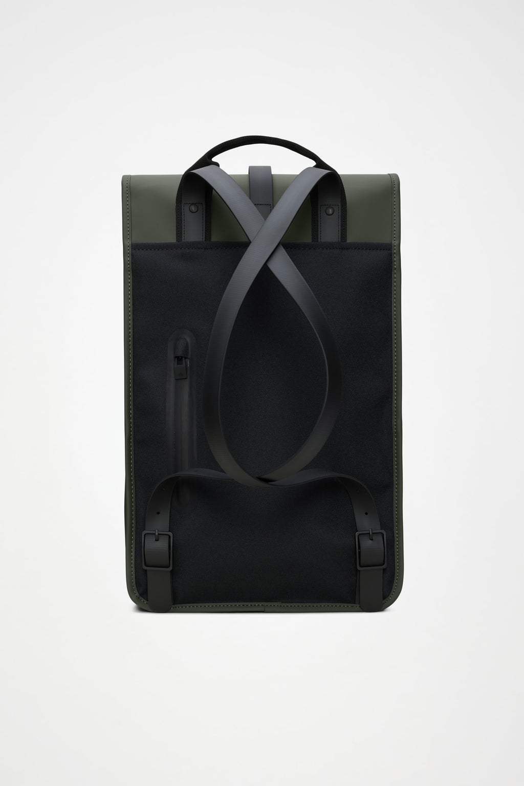 rains black base backpack Waterproof Bag a key loop Rains | Book Daypack Green