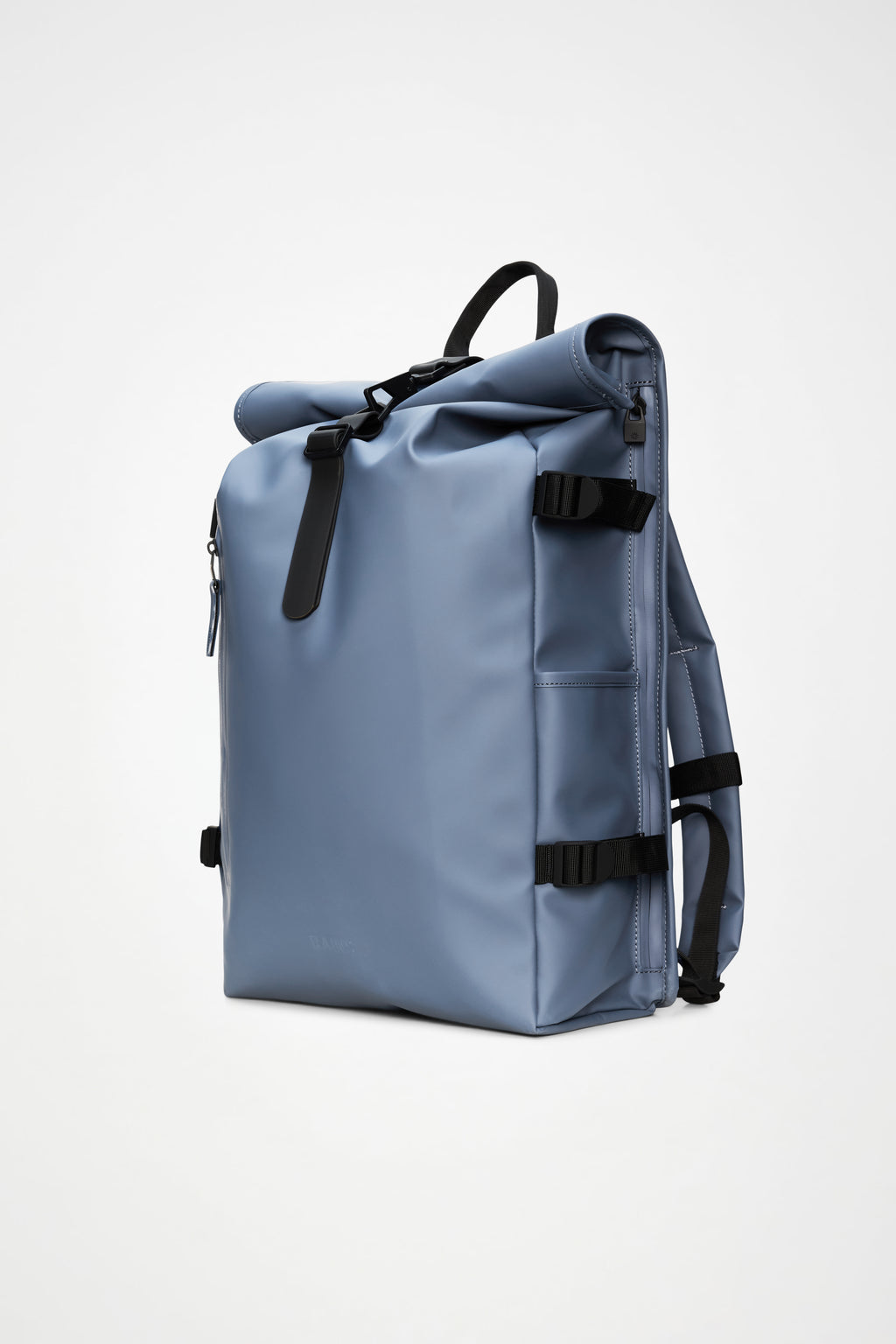 rains rolltop rucksack reflective backpack Rains® Rolltop Rucksack Large in Black for $175
