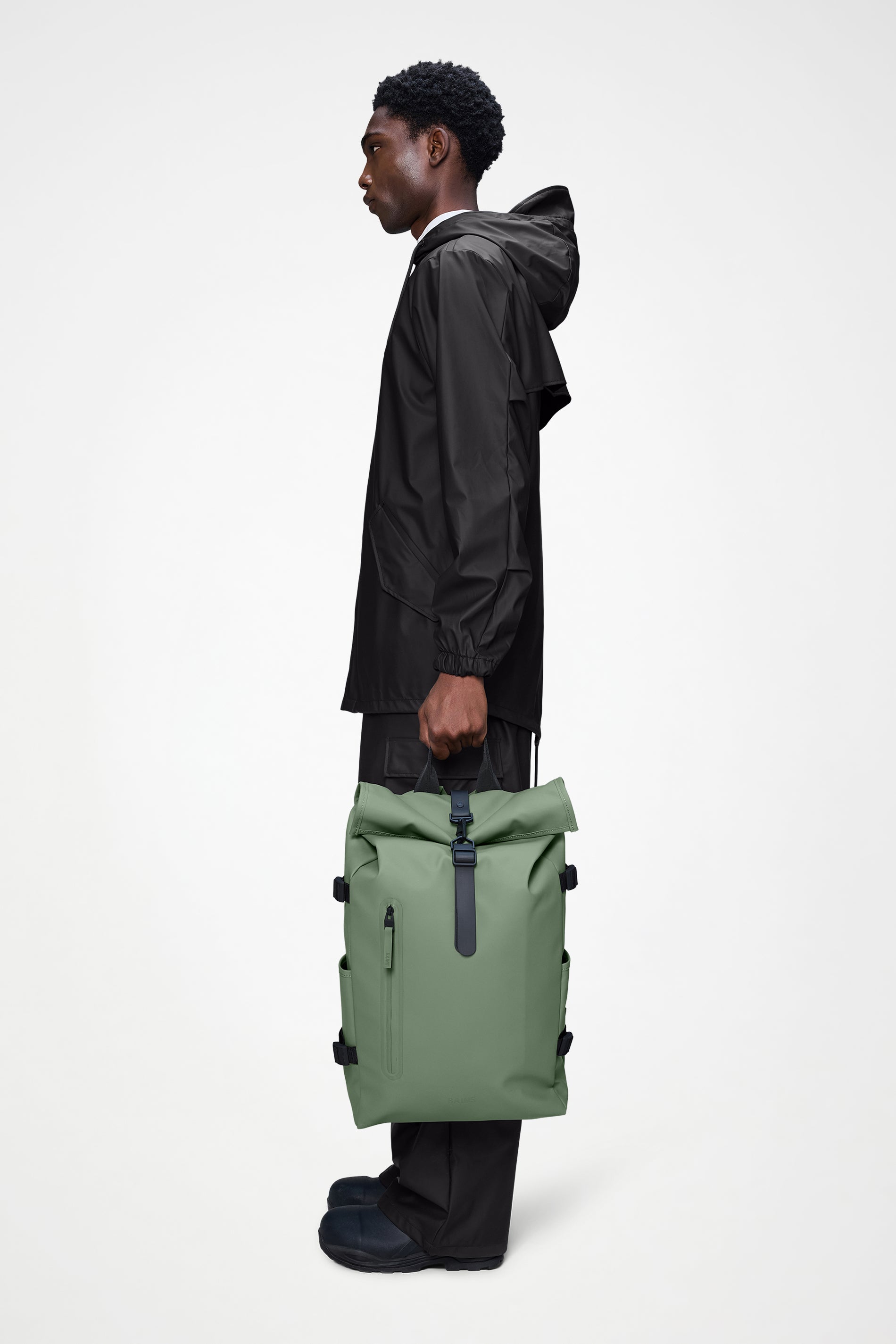 RAINS Rolltop Rucksack Large Well 28L H63 x D14 x W32 cm Backpack