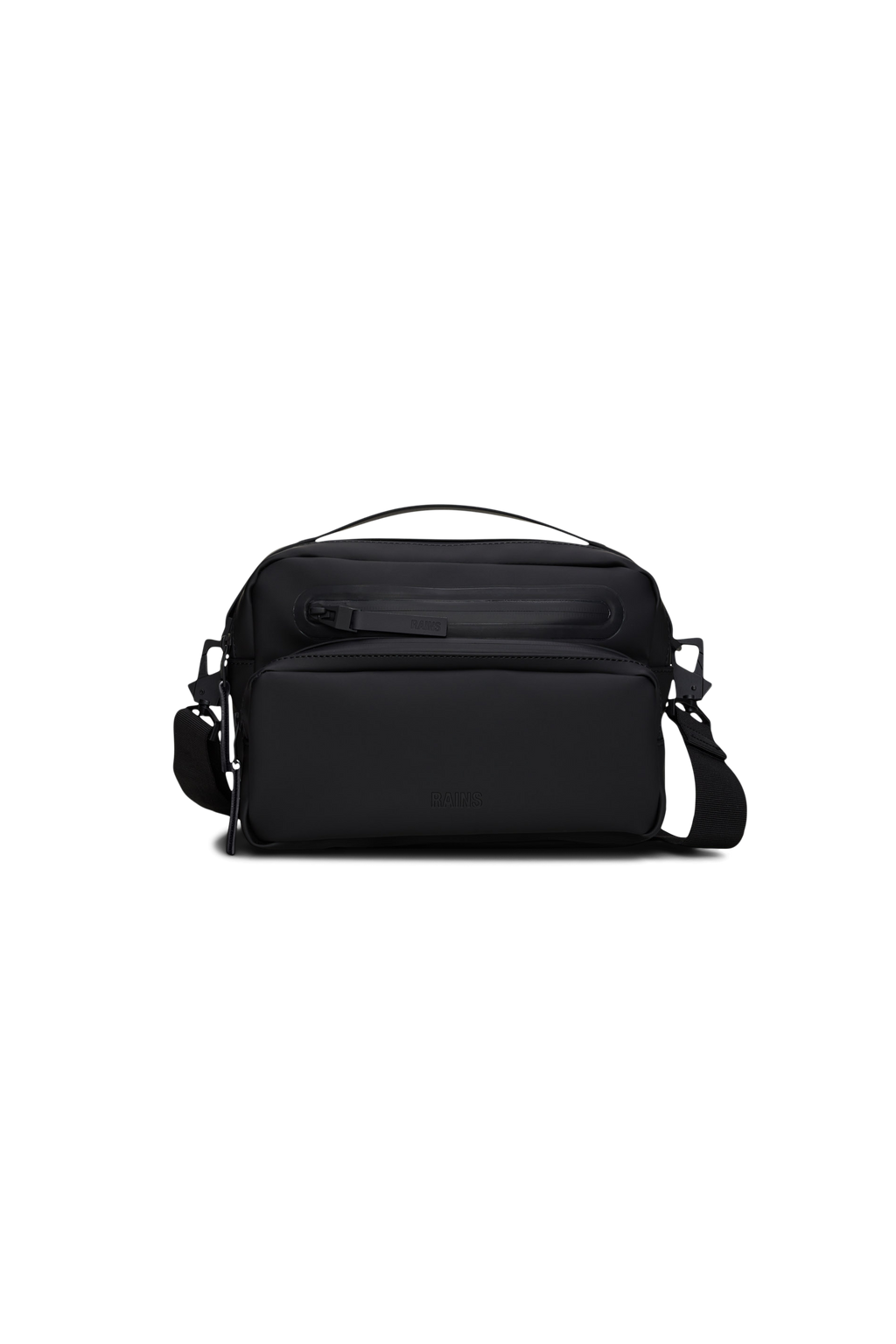 Rains® Cargo Box Bag in Black for $135 | Free Shipping