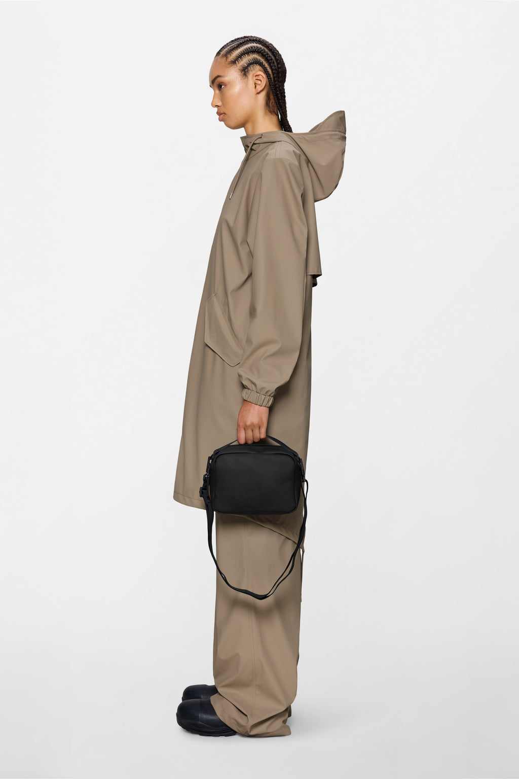 box bag large rains Rains® Box Bag in Black for $125