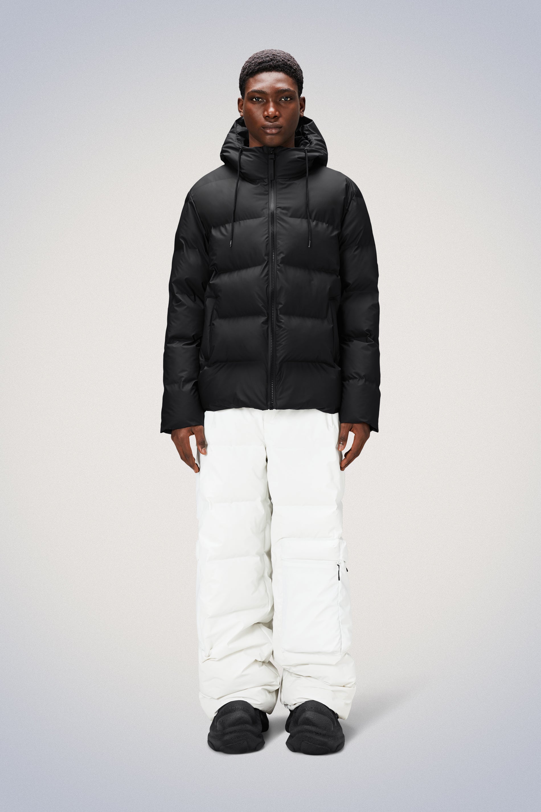 Rains® Alta Puffer Jacket in Black for $430