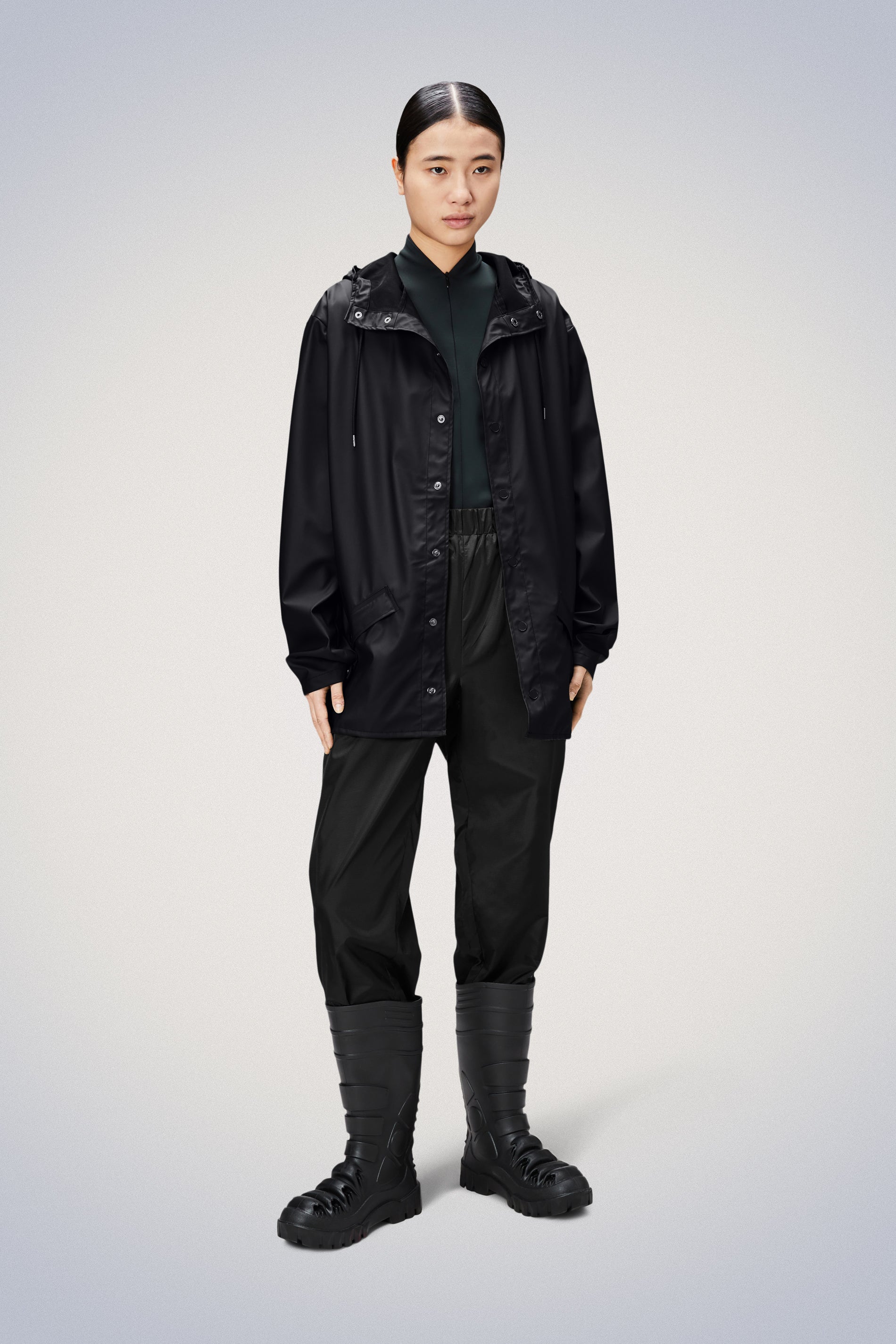 Rains® Jacket in Black for $110 | Free Shipping