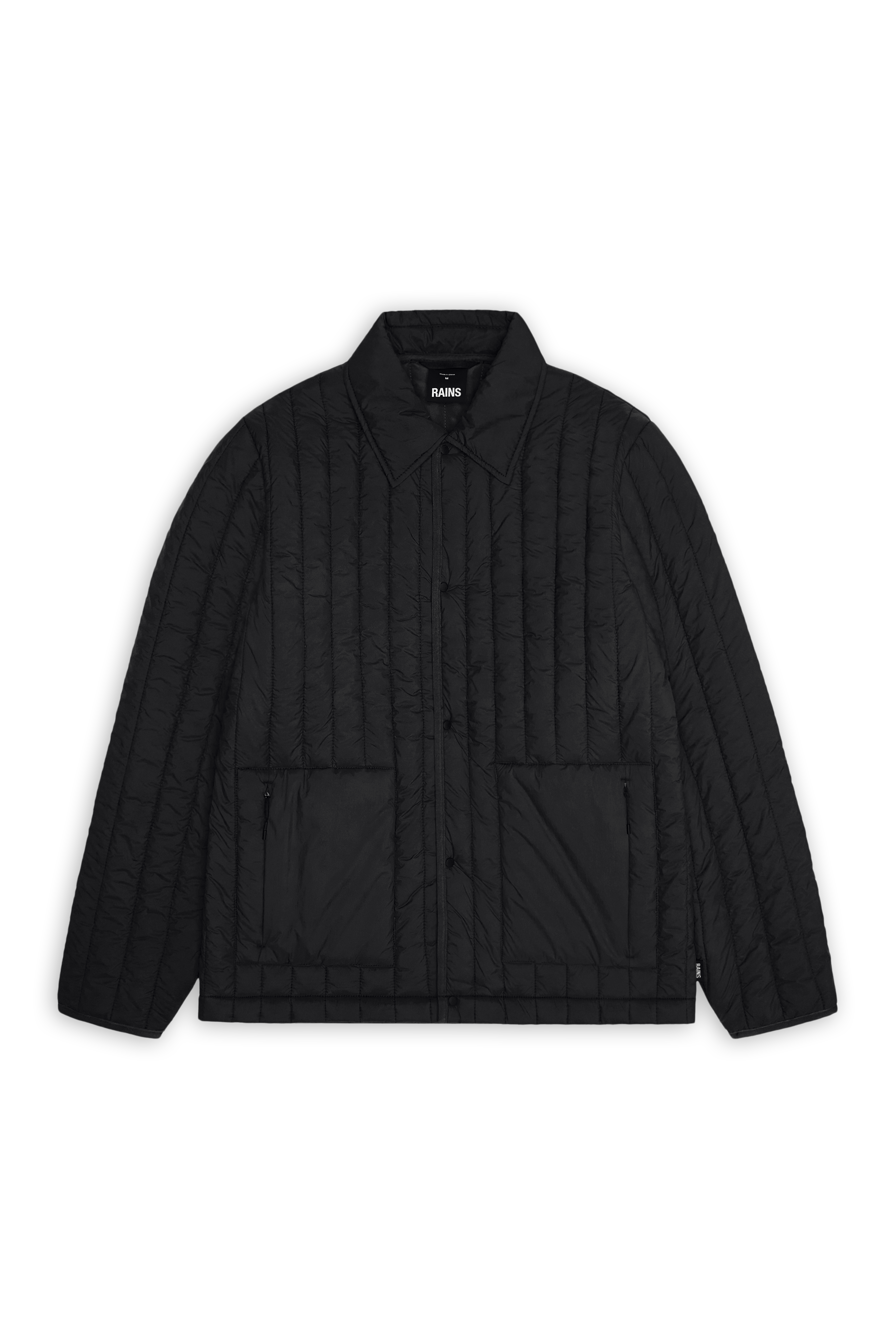 RAINS Banja Liner Overshirt Black Overshirt
