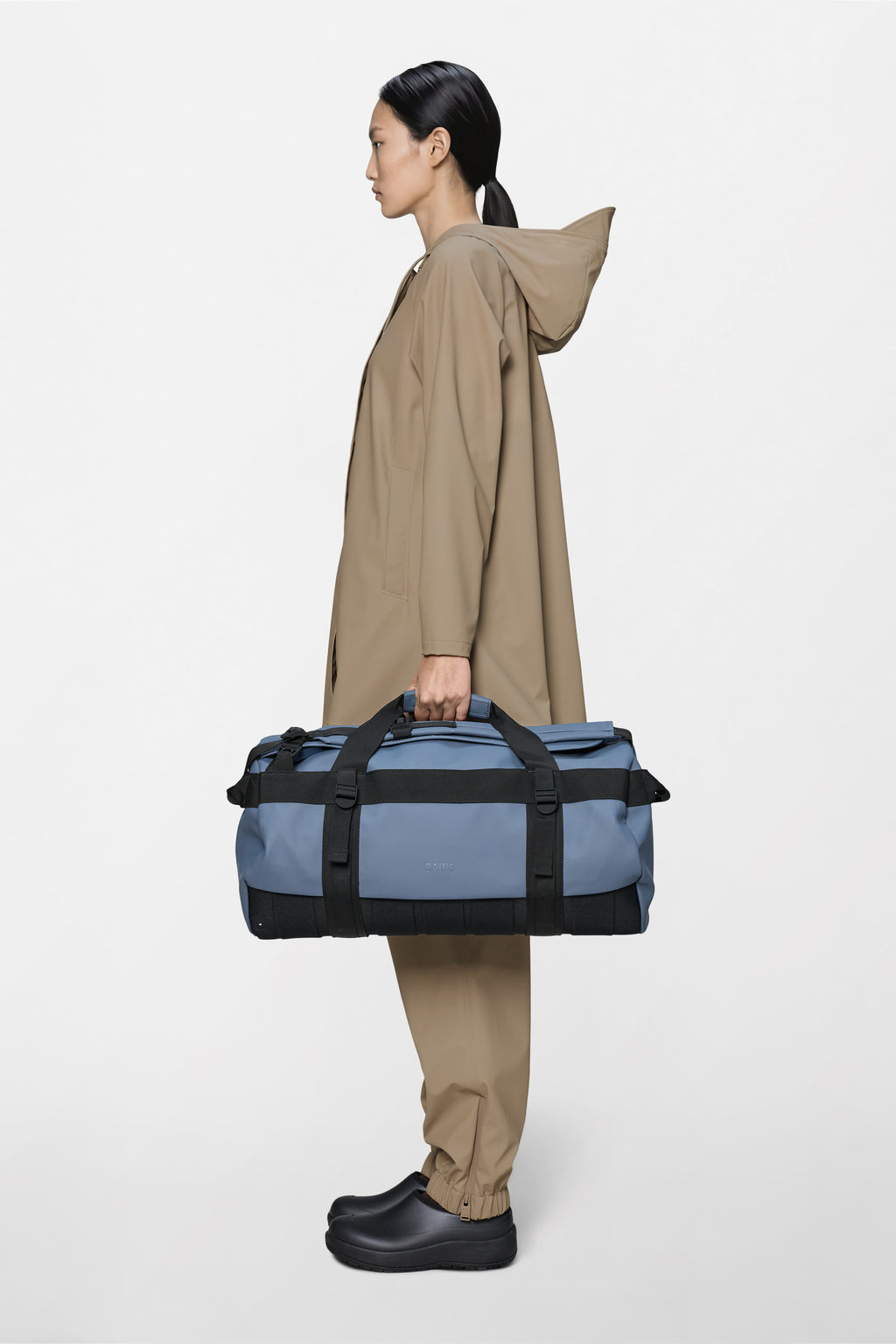 Rains® Texel Duffel Bag Small in Black for $175