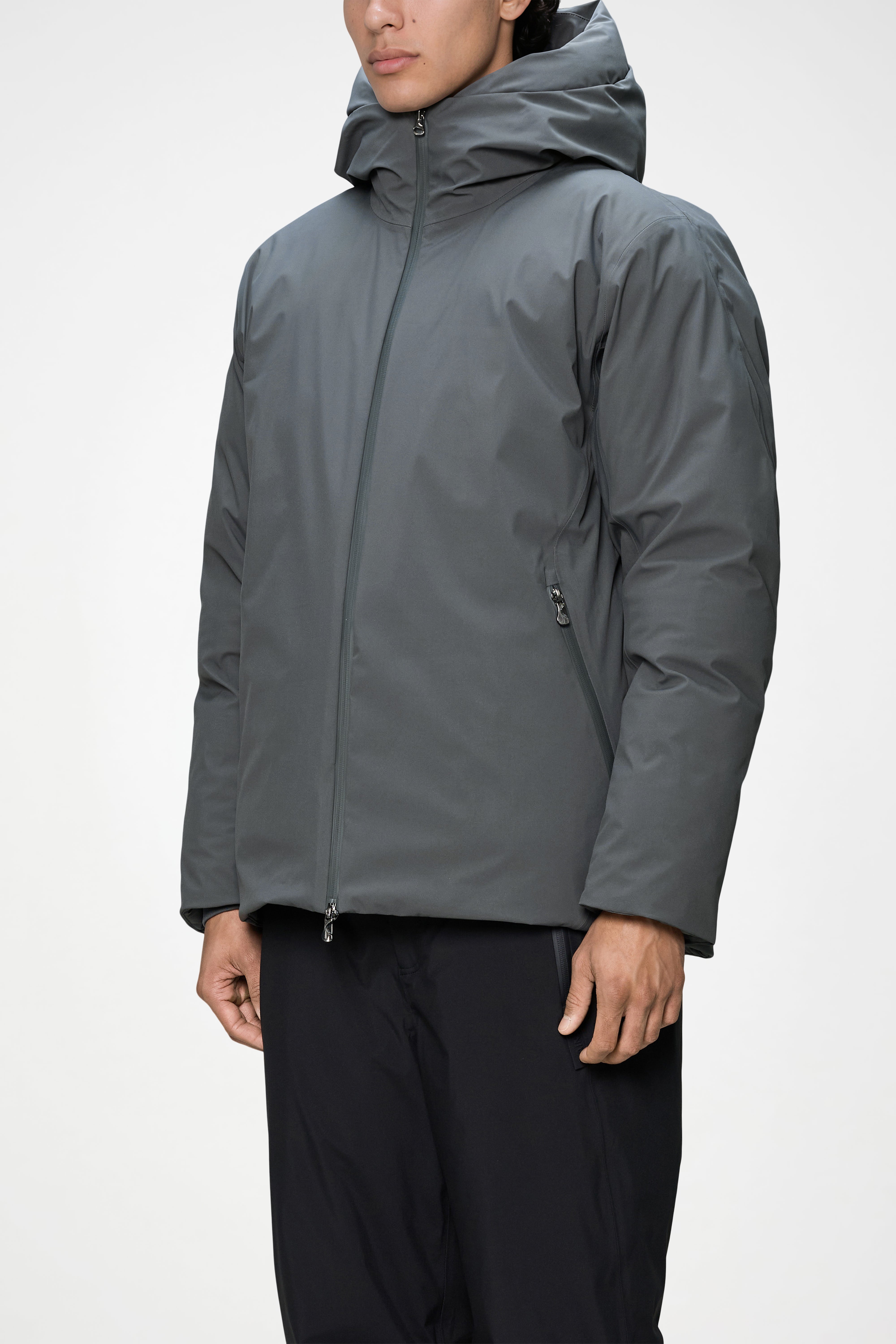 RAINS Sarna Puffer Jacket Dark Grey Jacket