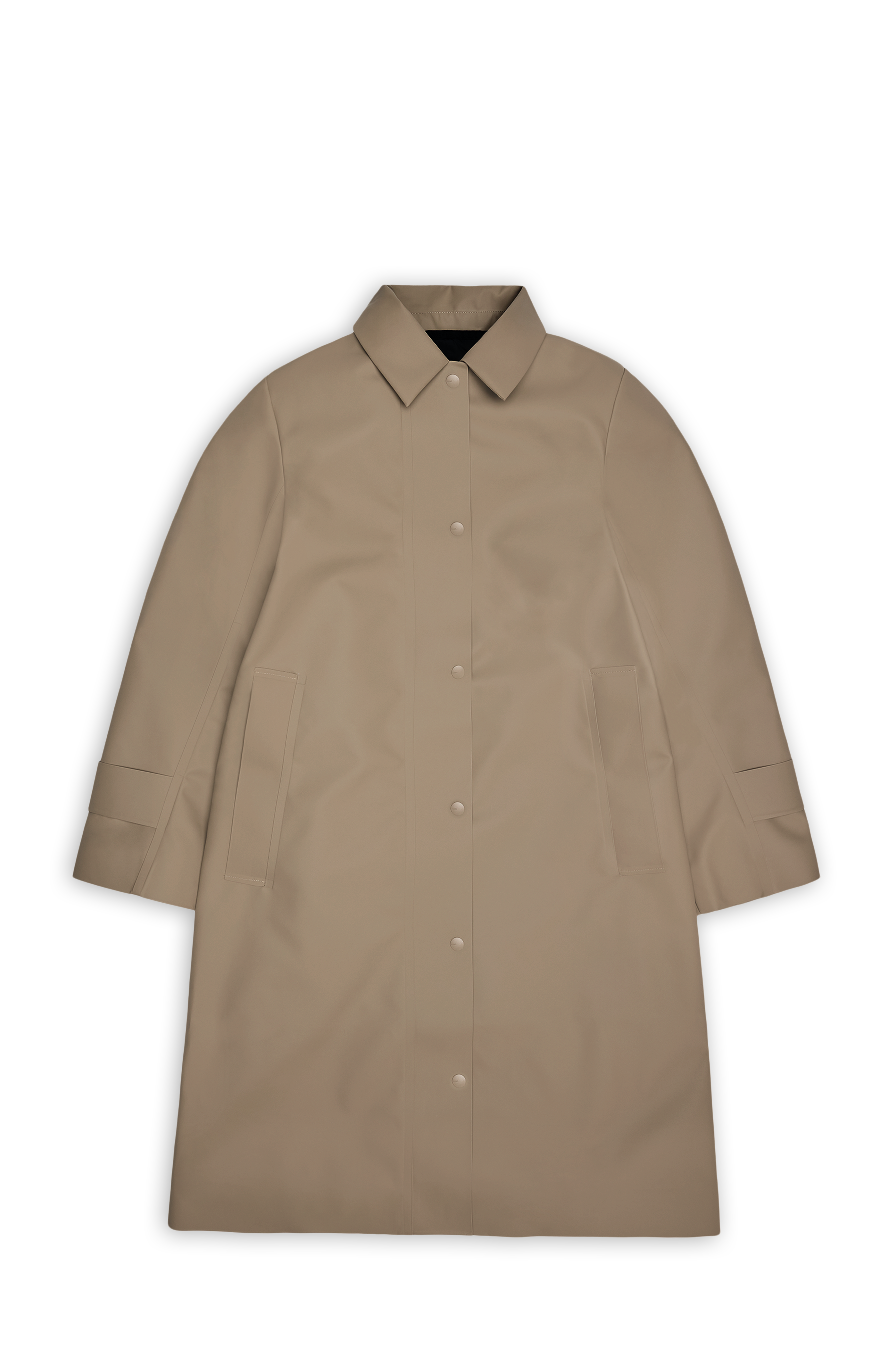 Rains Nara Long W Jacket Beige Jacket