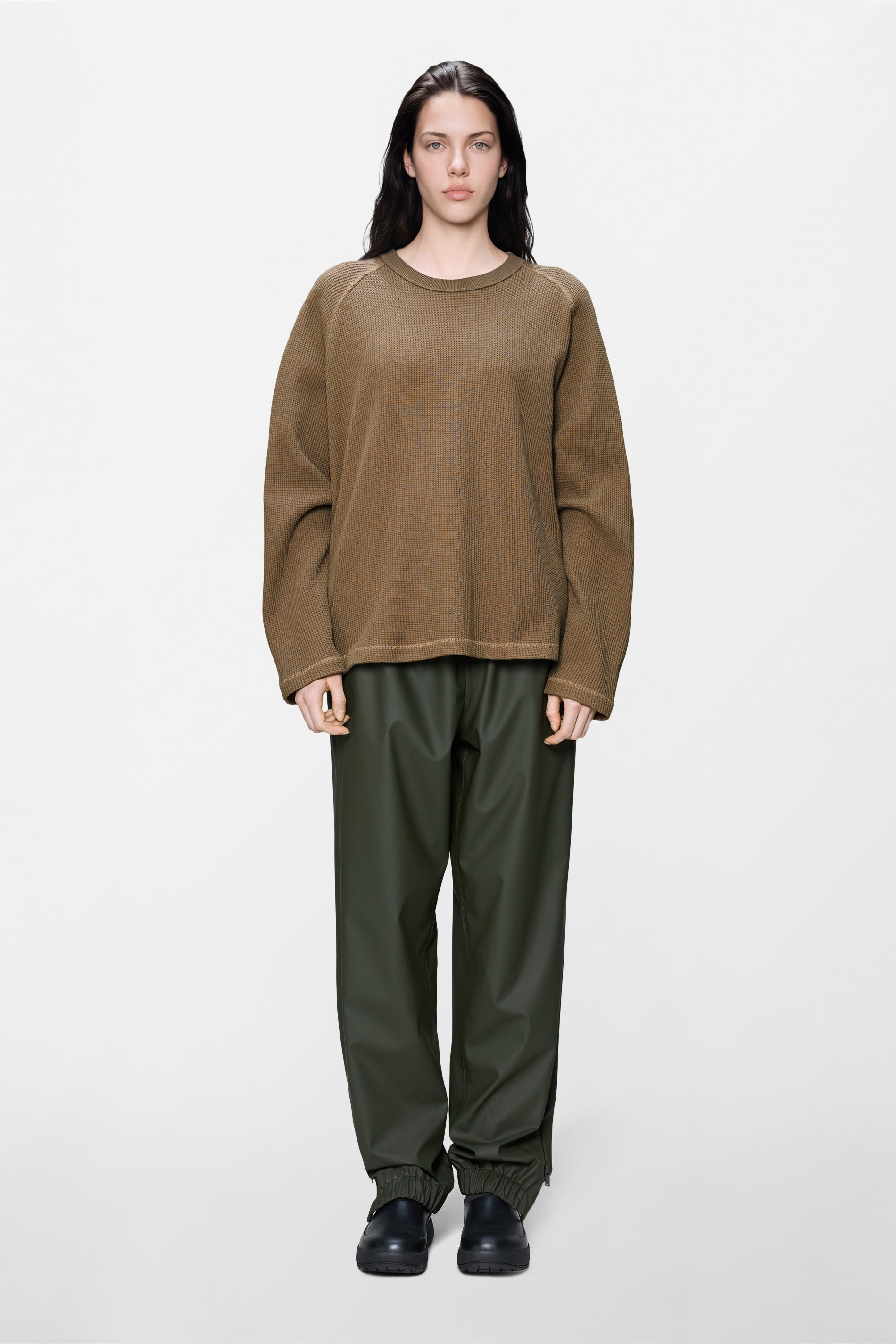 Waffle Long Sleeve T-Shirt Rains