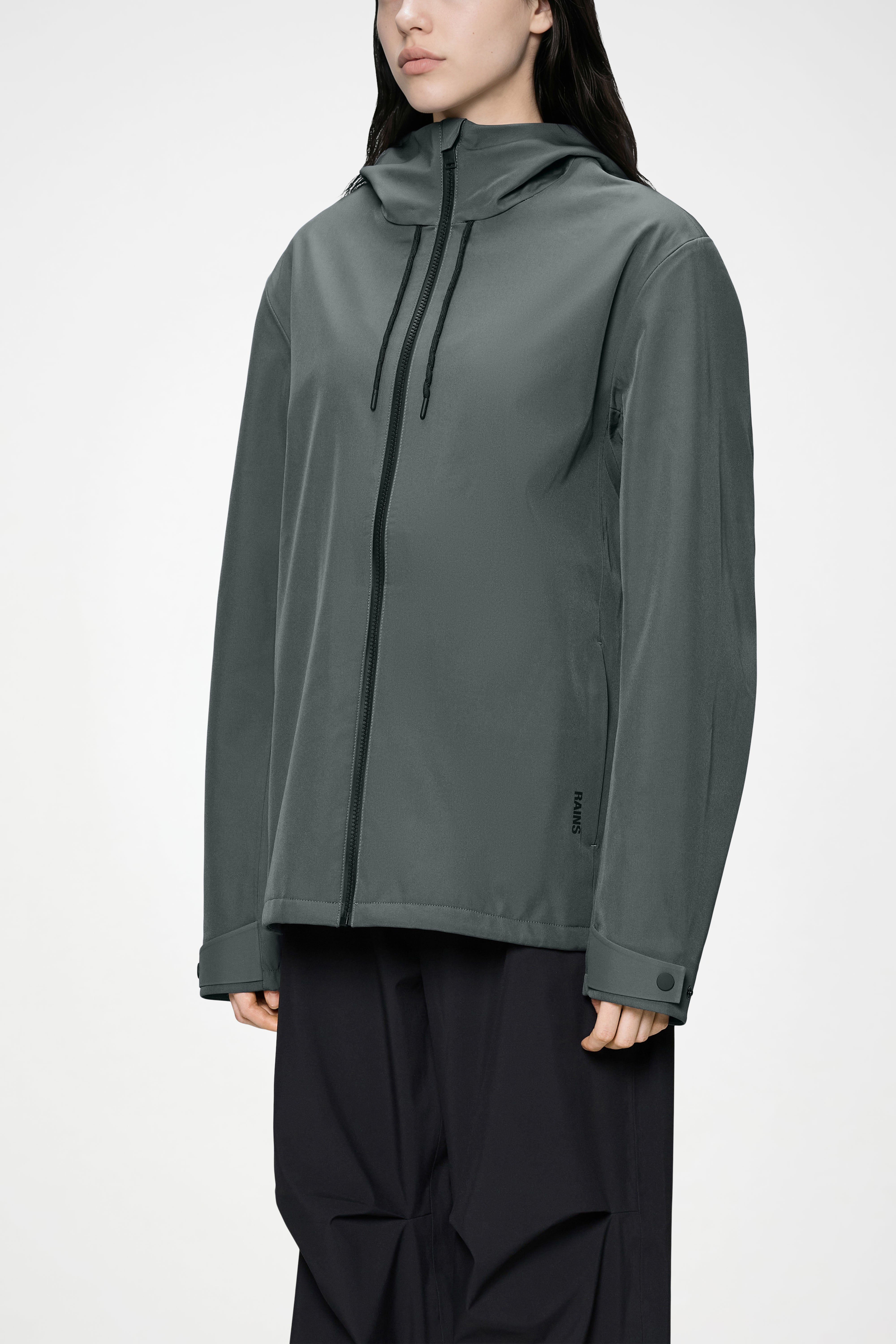 RAINS Suva Softshell Jacket Dark Grey Jacket