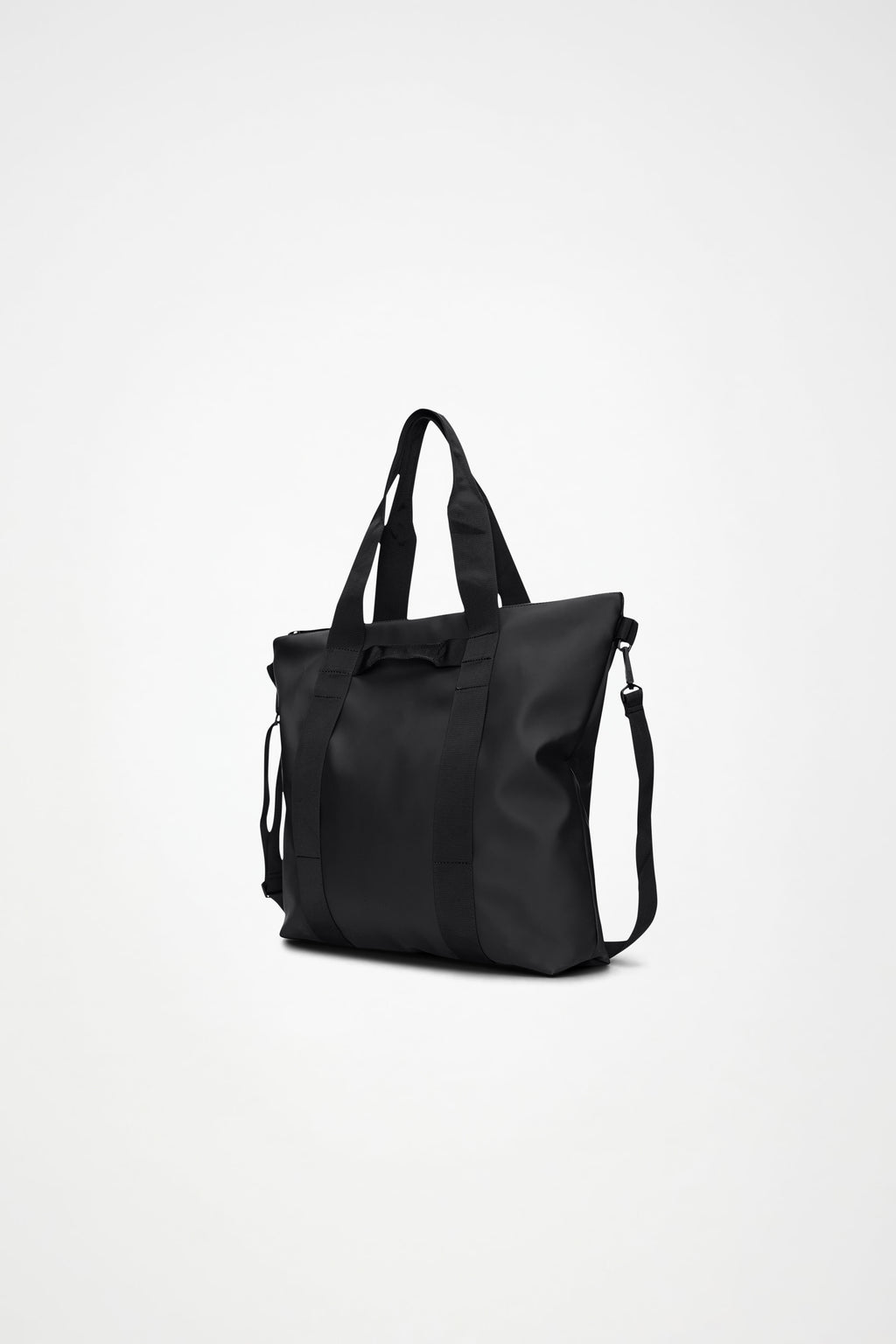 rains black tote backpack Rains® Tote Bag in Black for $125