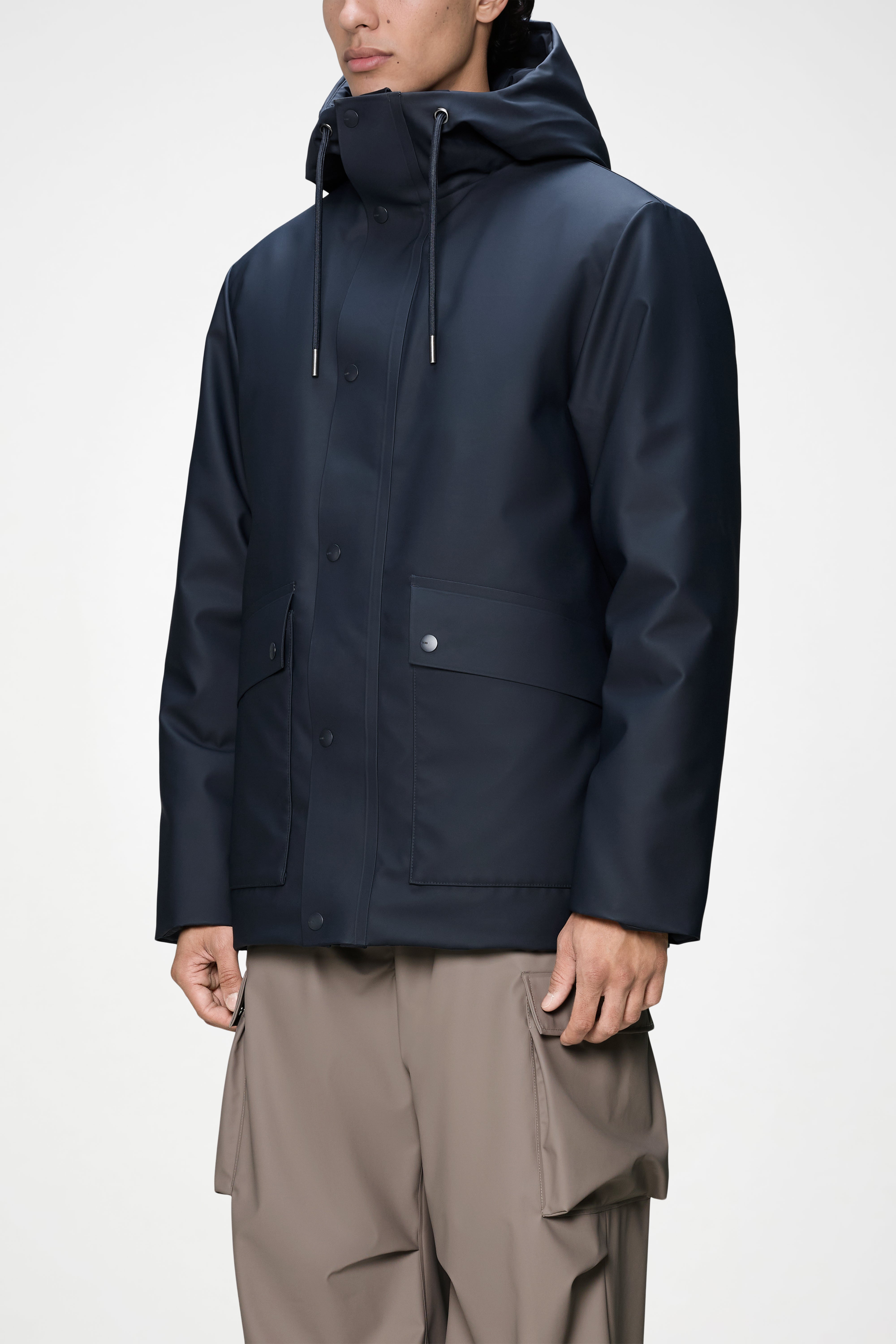 RAINS Nome Parka Navy Jacket